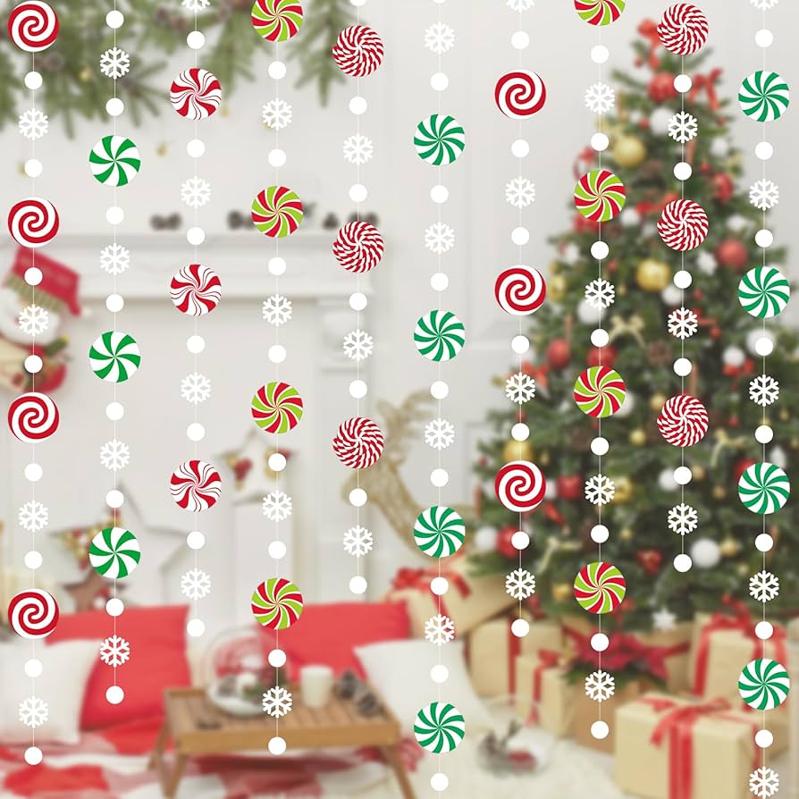 Christmas candy garland Clearance