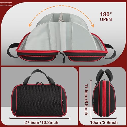 Miniatura 2 de FYY Organizador electrónico organizador de cables portátil accesorios de viaje bolsa de transporte bolsa de almacenamiento impermeable para cable