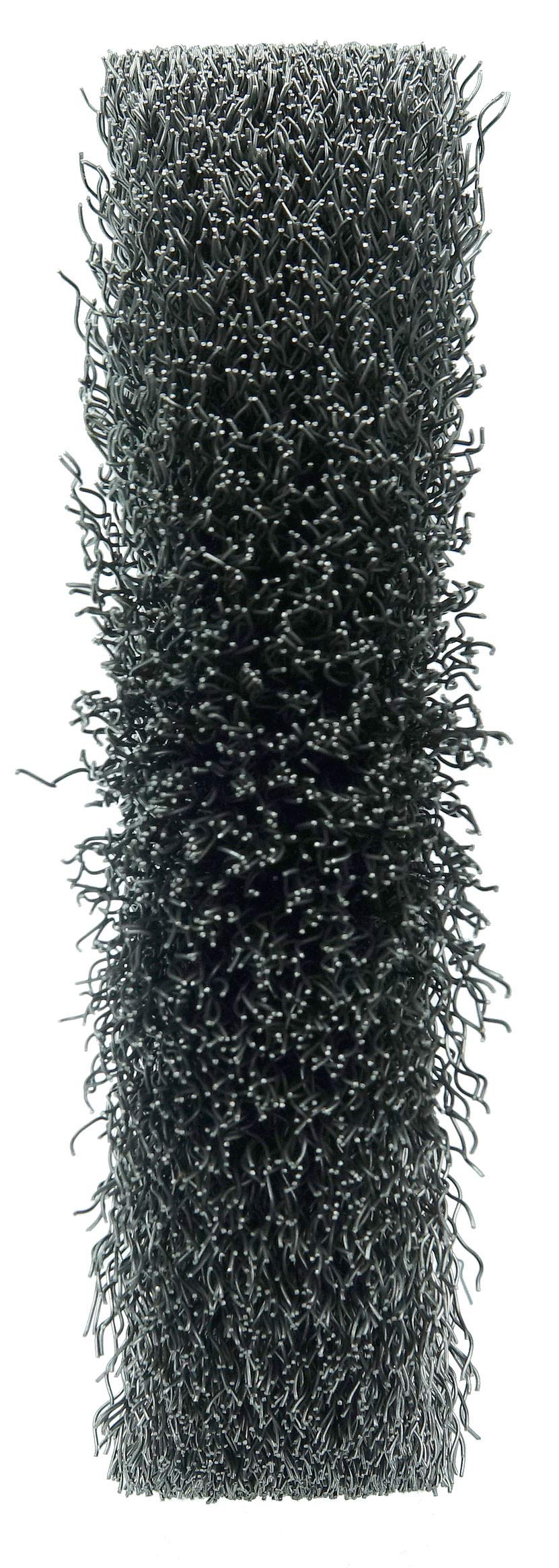 Weiler 03150 Trulock eje de 2 pulgadas, tamaño de alambre de 0 pulgadas, diámetro de 8 pulgadas, ancho de cara de 3 cm, cerdas de acero, cepillo de rueda de alambre ondulado de cara ancha