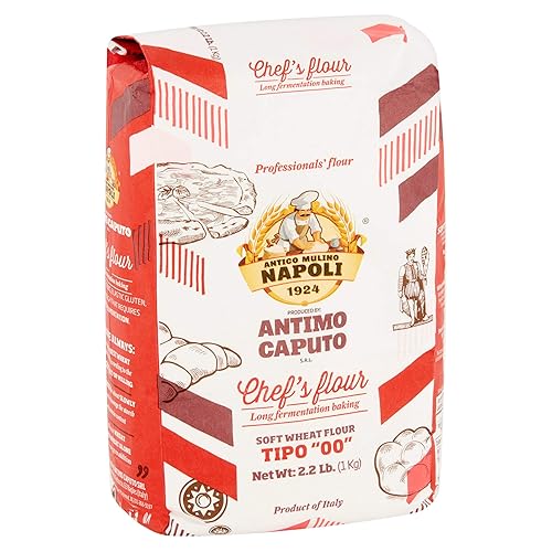 Antimo Caputo Chefs Harina de 22 libras caja de 10 Italian Double Zero 00 Trigo suave para masa de pizza pan y pasta
