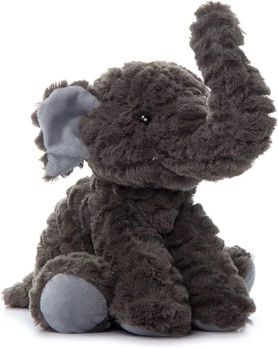 Miniatura 5 de The Petting Zoo Peluche de elefante floppy, regalos para niños, animales salvajes de la vida silvestre, elefante de 9 pulgadas