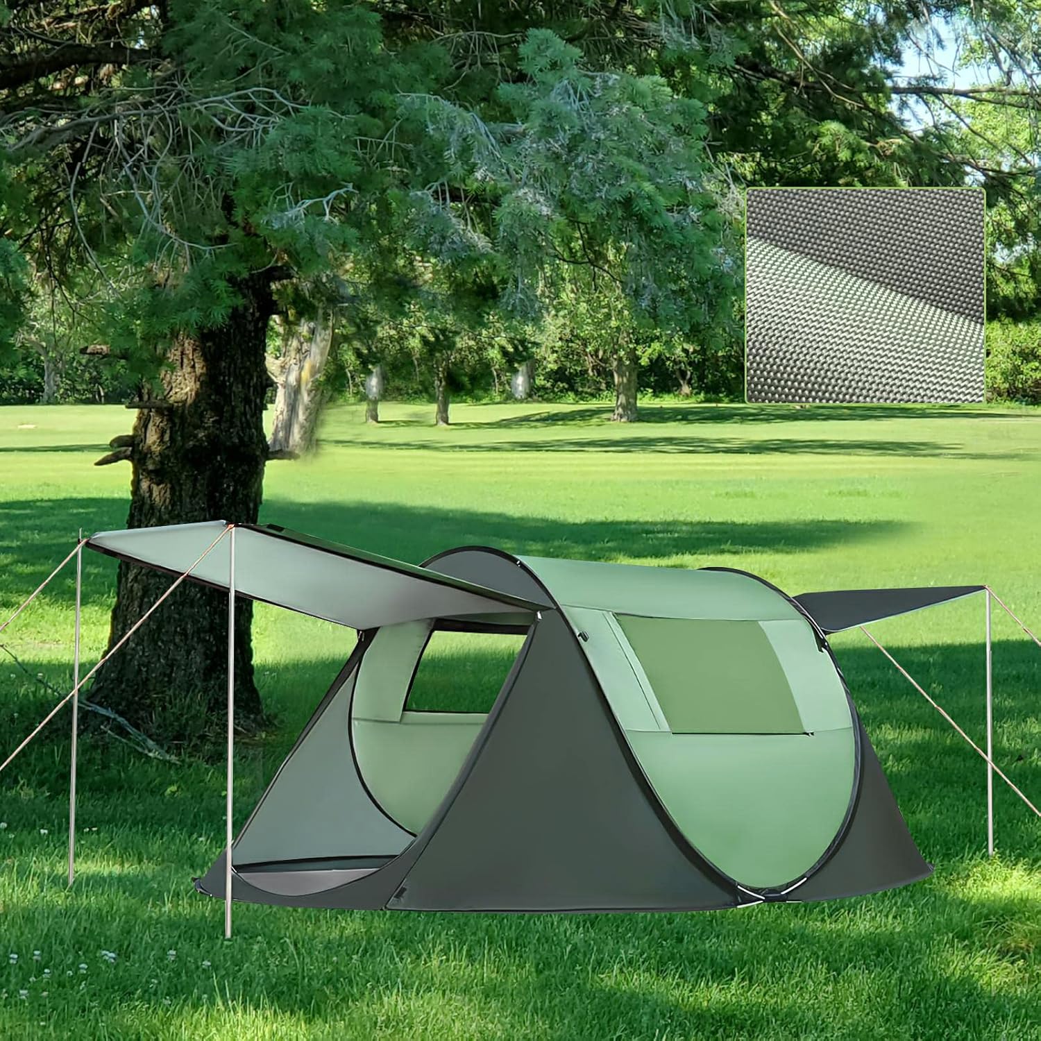 Buy FIRSTGOTECH Camping Tent Easy Pop Up Tent, 3/4 Person Outdoor