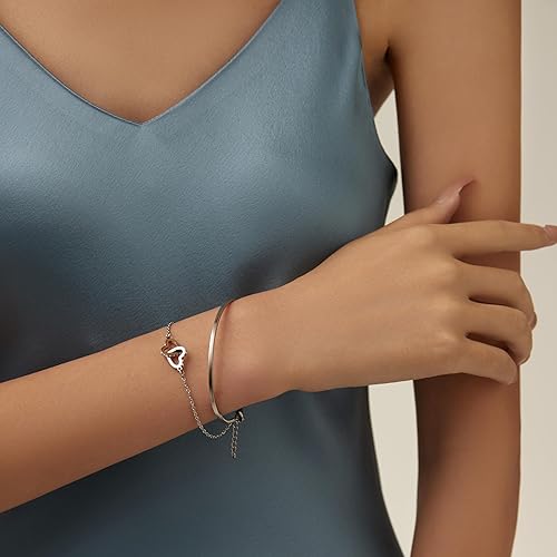 Miniatura 7 de Sentimental regalo del día de la boda collar de oro blanco de 14 k de belleza agraciada, regalo de madre de la novia, a mi mamá en el día de la