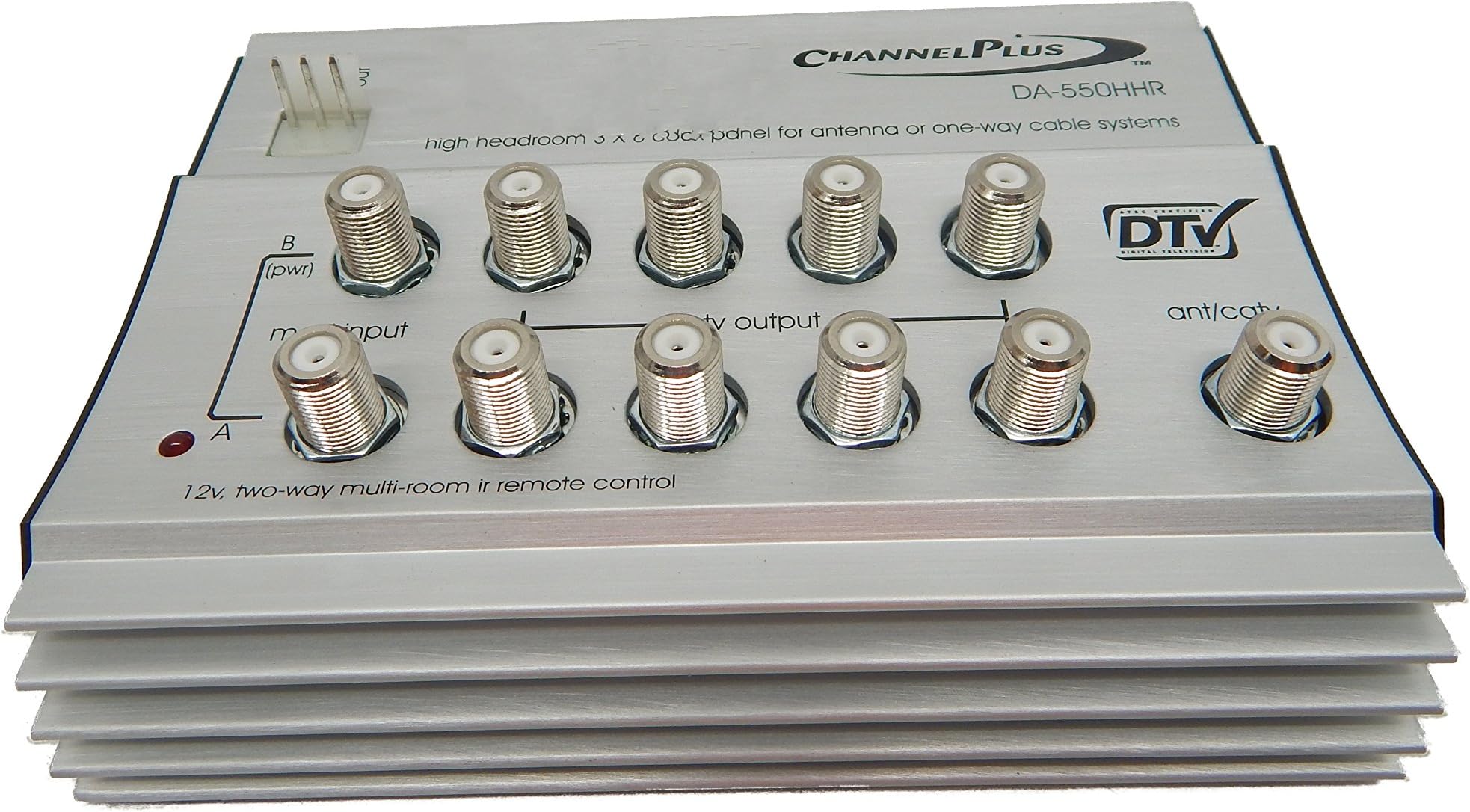 CHANNEL PLUS Linear DA-550HHR Channelplus High-Headroom Rf Distribution Amplifier with 12V Ir