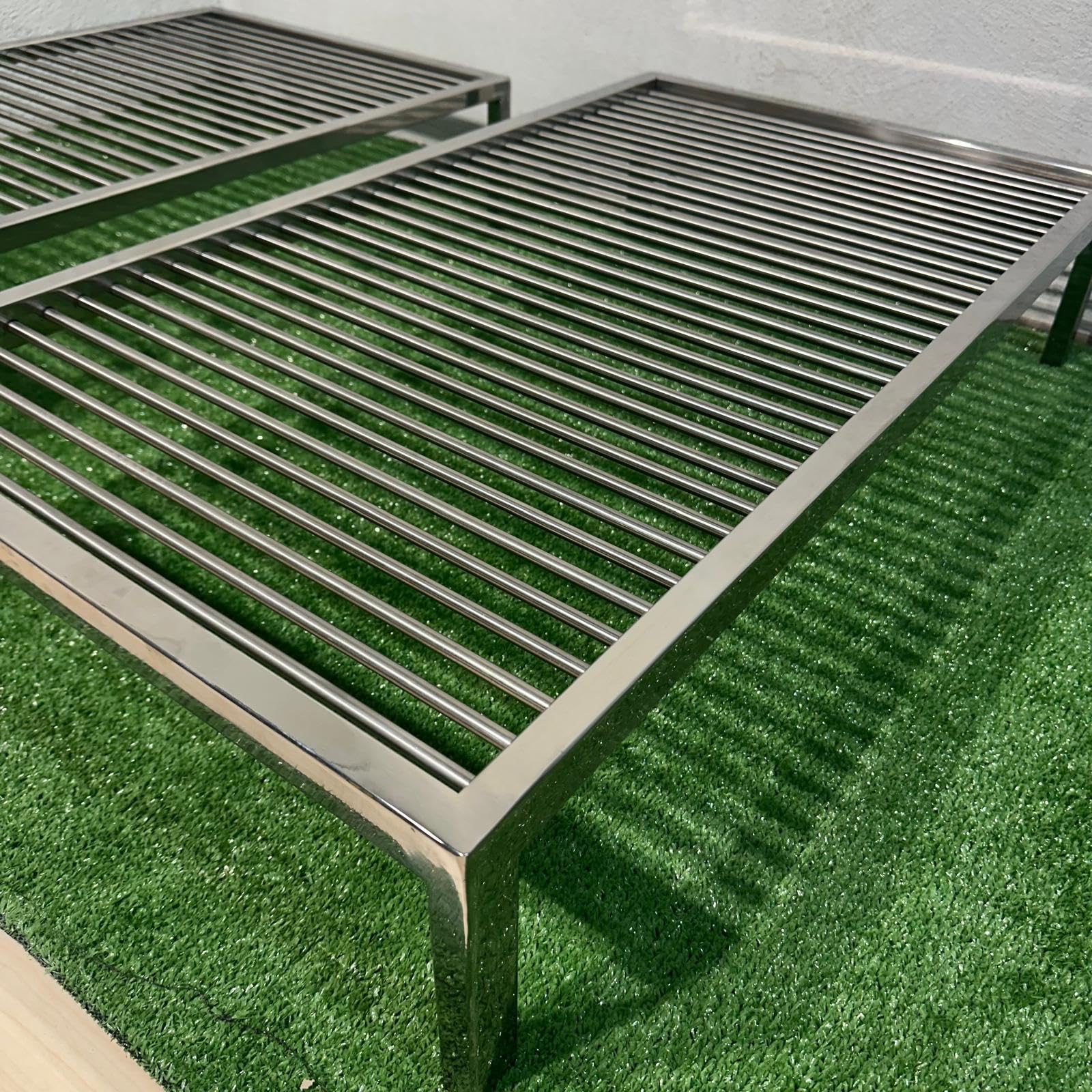 NIC STORE BBQ Parrilla Premium Argentina de Hierro - Varilla 8mm Flotante - Super Resistente - Varios Tamaños - 80x50cm