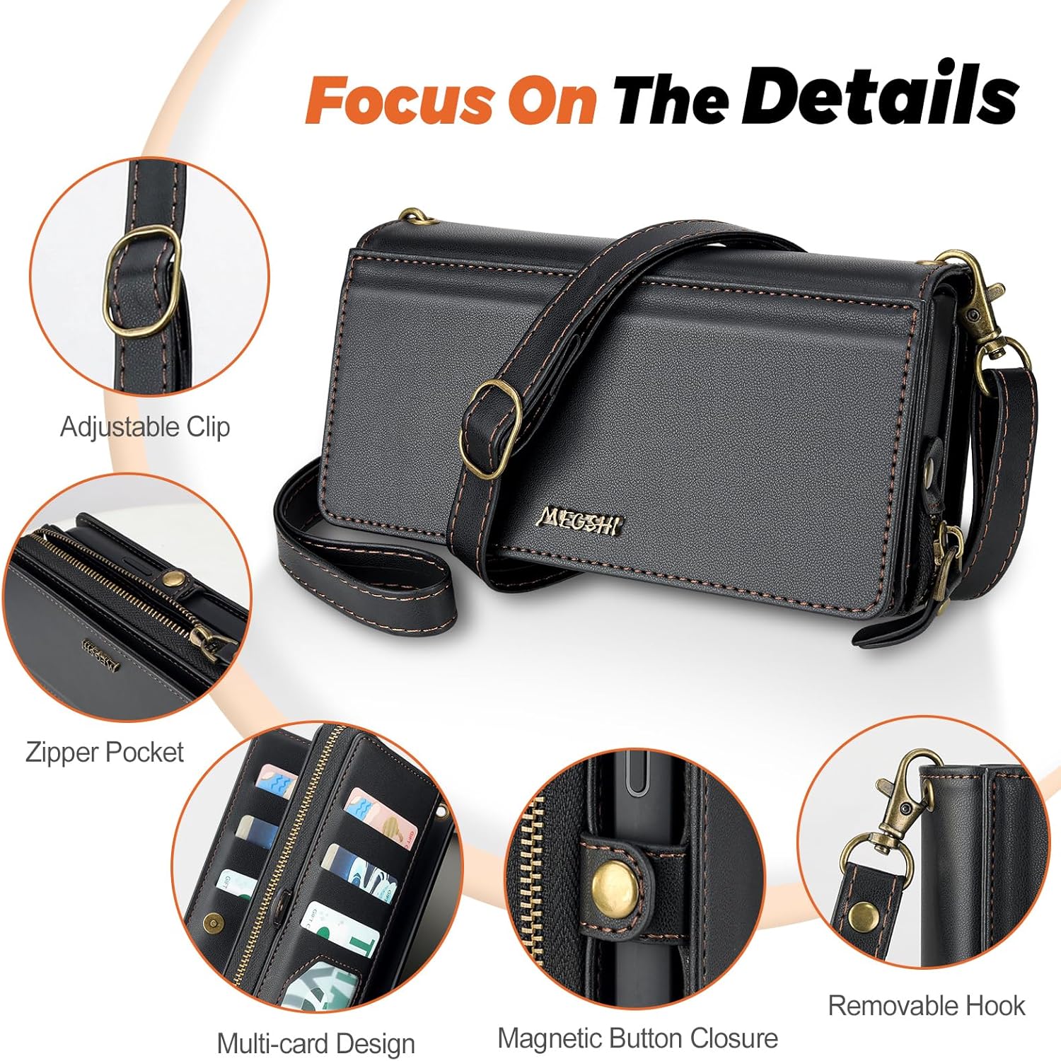 for Samsung Galaxy S25 Ultra Wallet Case with 9 Card Slots,RFID Blocking Large Capacity PU Leather Phone Case Wallet,Men Women's Wallets with Strap,for Travel and Daily Carrying,Black