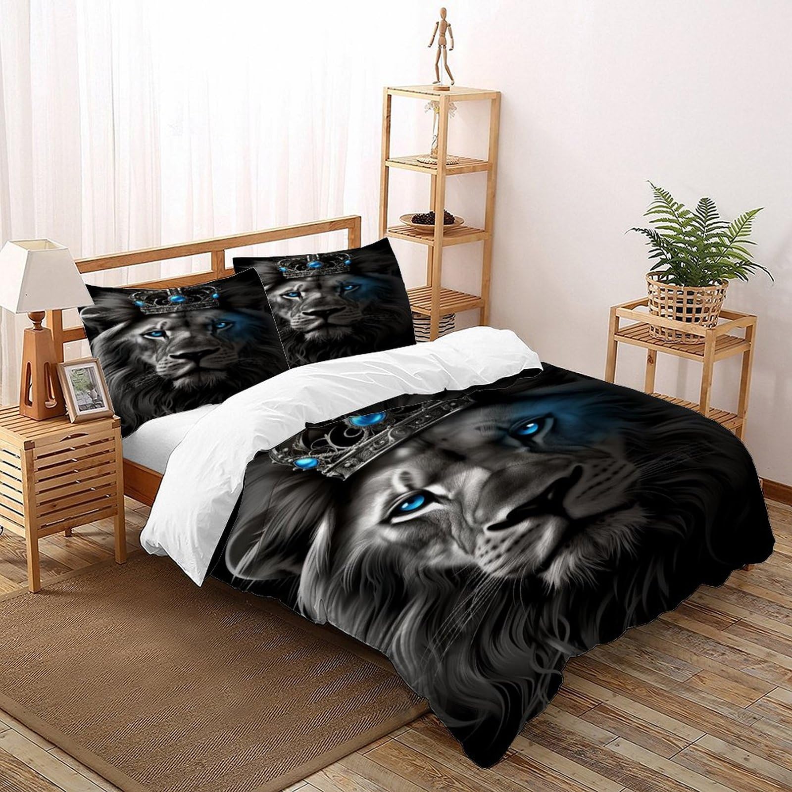 Housse de couette renard des neiges pour chambre enfant et adulte