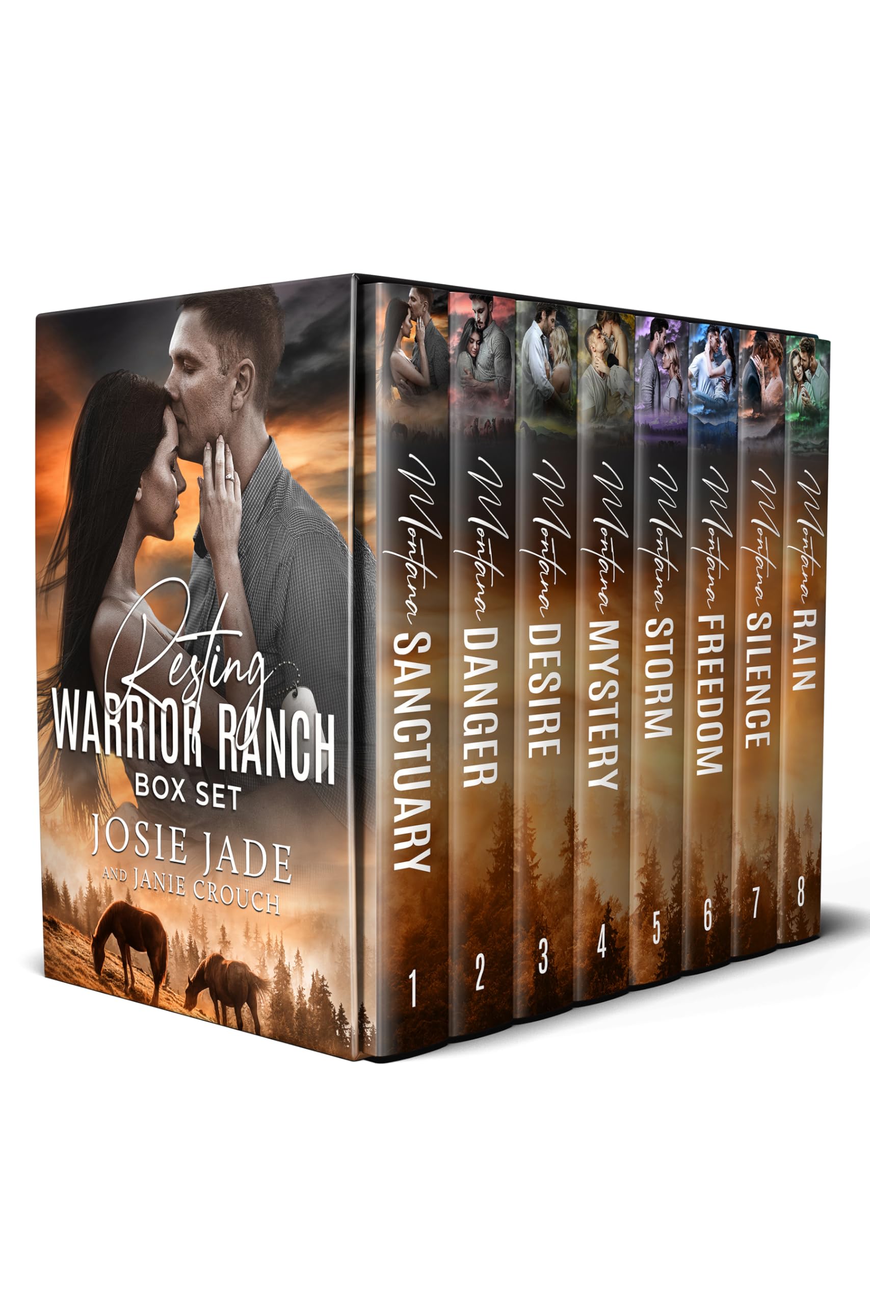 Resting Warrior Ranch Box Set: Full Series - 8 books (English Edition)
