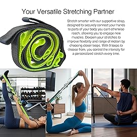 321 STRONG 5 in 1 Foam Roller Set with Hollow Core Deep Tissue Massager, Muscle Roller Stick, Stretching Strap, Spikey Plantar Fasciitis Ball, and Carry Bag, with 4K eBook