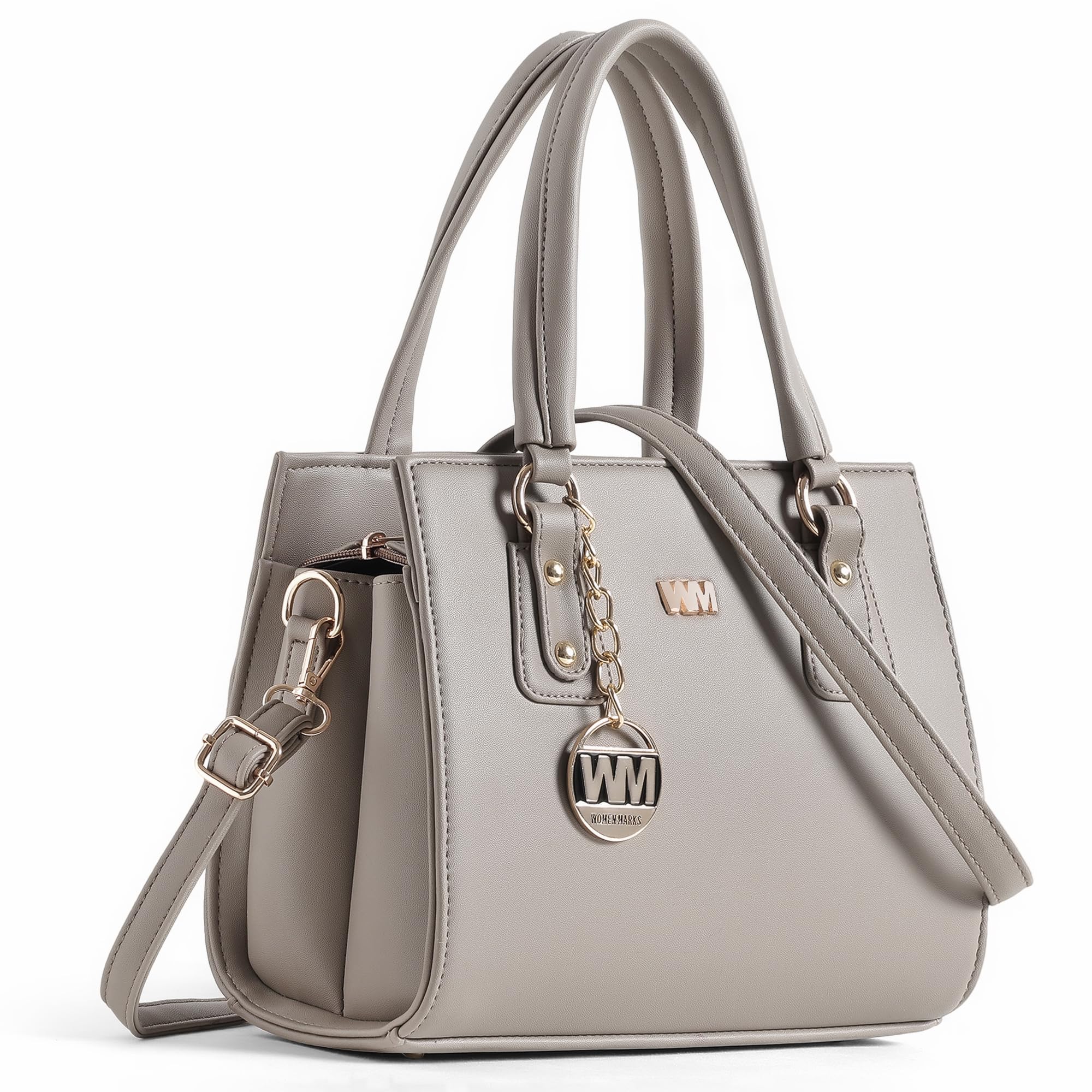 Texture Plain Hand/Sling Bag with Detachable Shoulder for Girls/Women-image-30