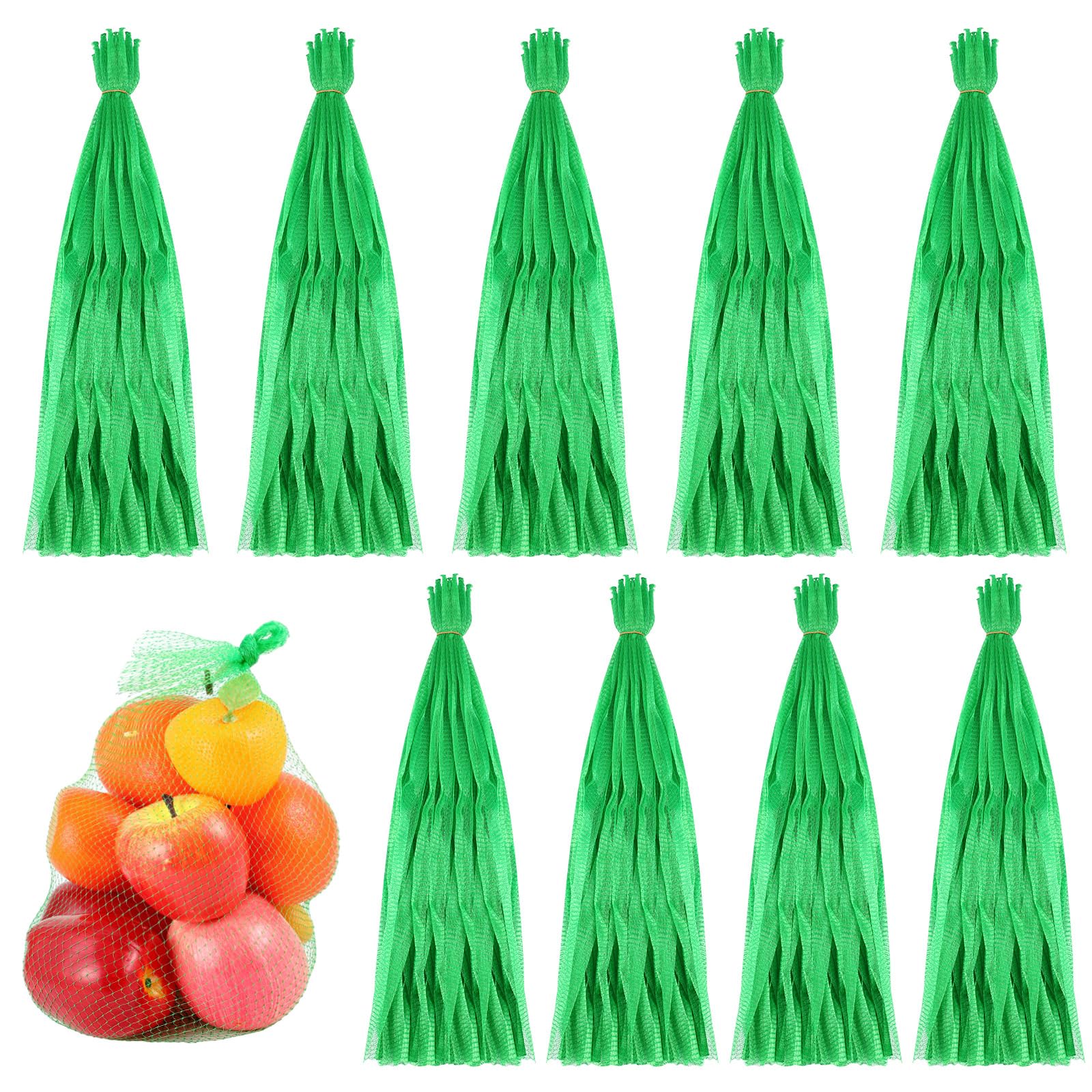 Windyun 1000 Pcs Reusable Mesh Nylon Netting Bulk, 20 Inch, Green