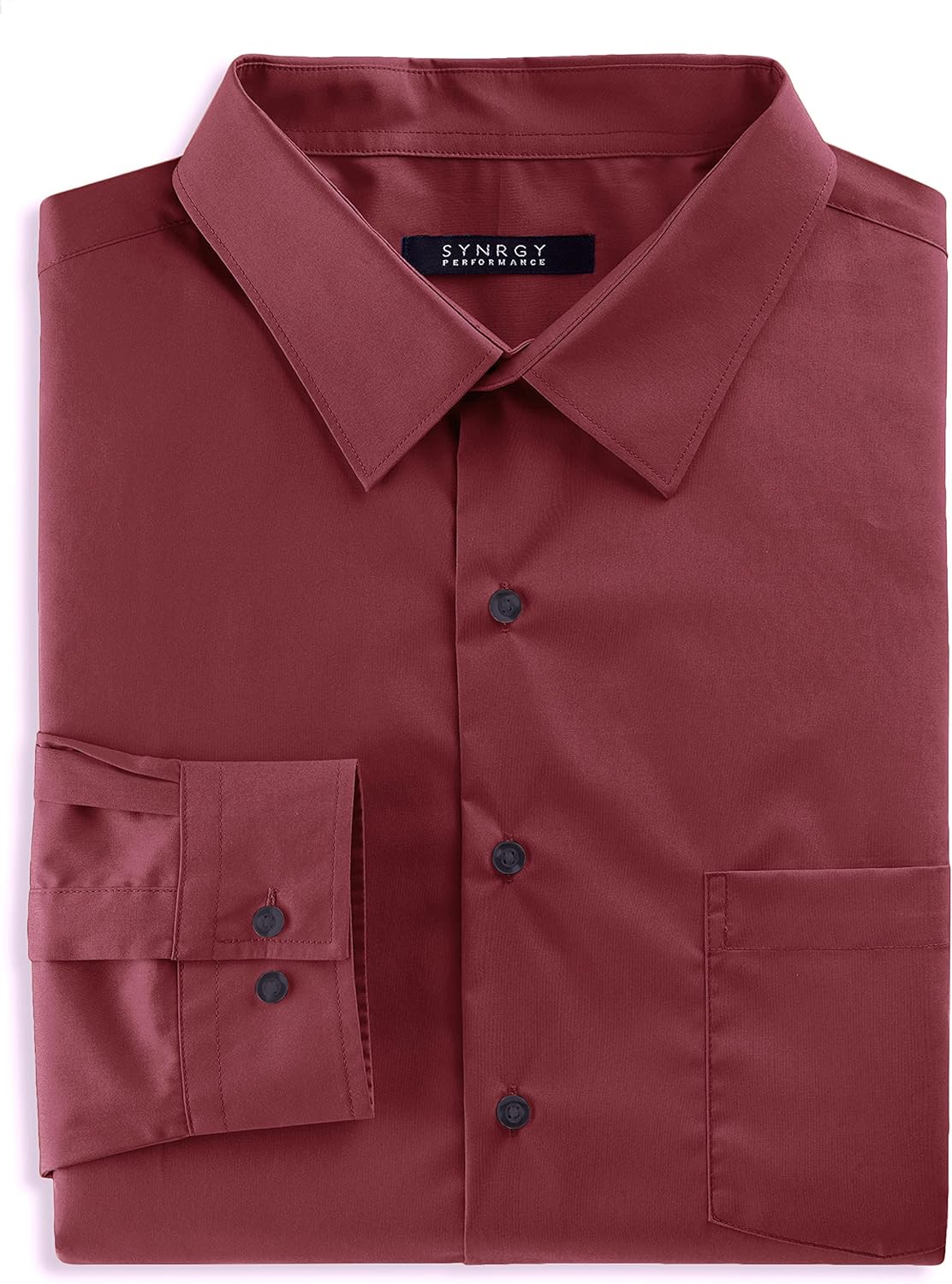 Men's Performance Solid Dress Shirt - DXL Synrgy Big Ghana | Ubuy