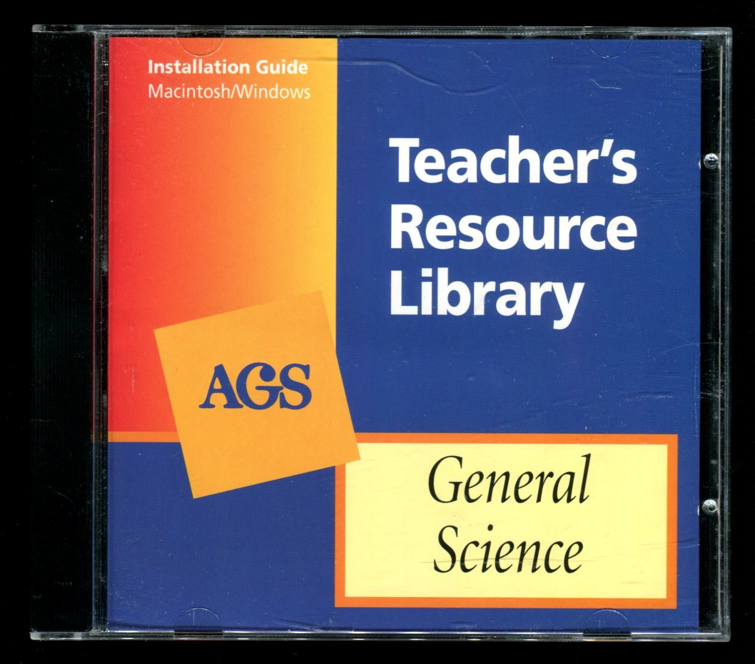 AGS Teacher's Resource Library General Science CDROM American