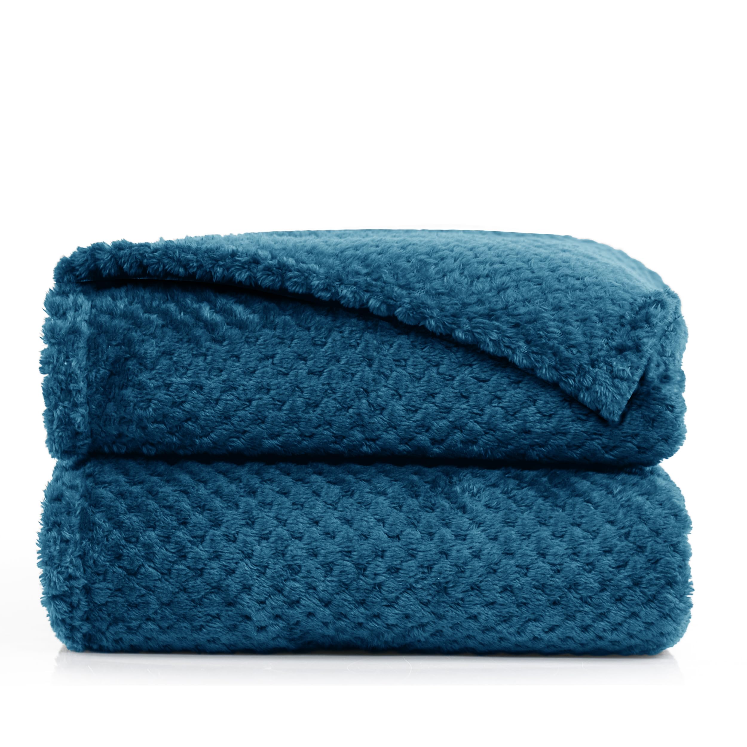 DecoKing Henry Manta de Microfibra 70x150 cm Mantas Polar Extra Suave y Blanda Muy Cómoda Caliente y Ligera Azul Oscuro