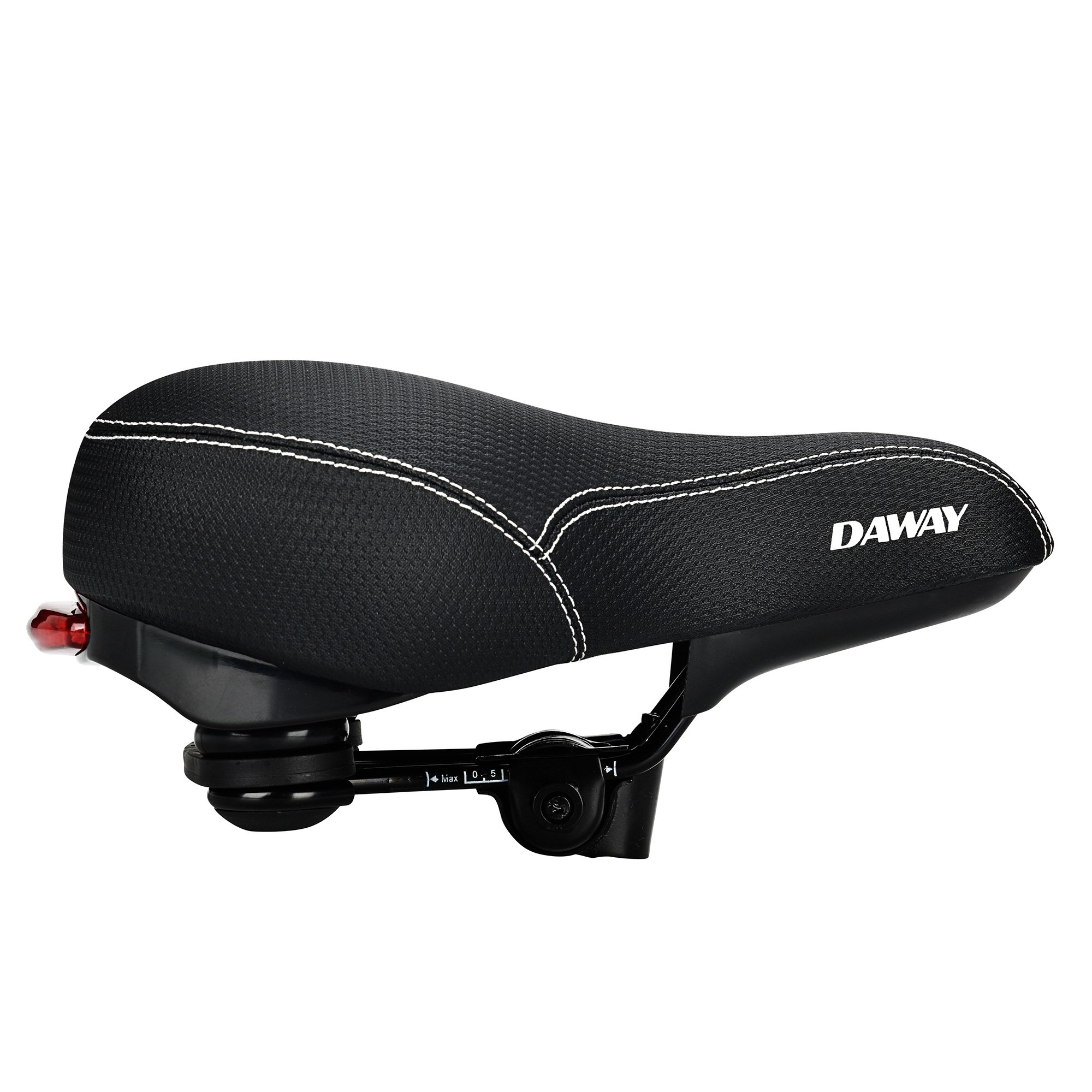 DAWAY Siège de vélo Confortable pour Hommes et Femmes - C99 Selle de vélo Large rembourrée en Mousse à mémoire de Forme, imperméable, à Double Ressort, Doux, Respirant, adapté à la Plupart des vélos