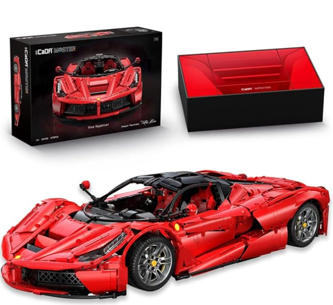 Amazon.com: CaDA Master C61505W LaFer Supercar Building Set, 1:8