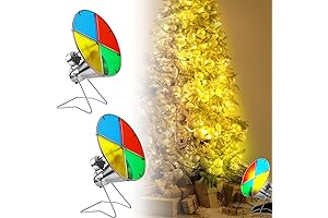 Soaoo Rotating Color Wheel for Christmas Tree