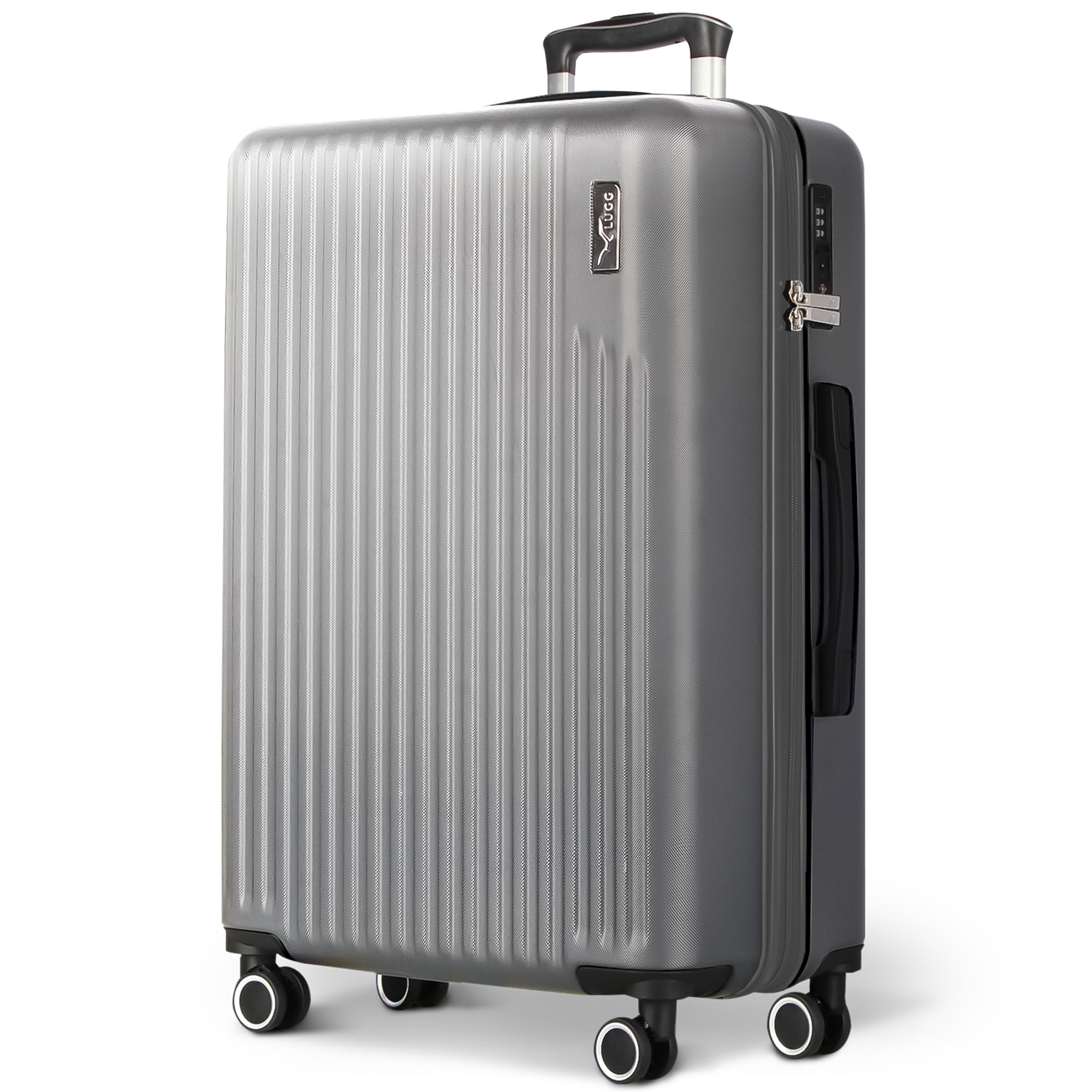 LUGG 20inch Vacay Suitcase ABS Luggage with TSA Indent Lock, Aluminium Trolley Handle, 360° Spinner Wheels, Water-Resistant & Durable Material - Airline Compatible (55 x 23 x 35cm) — view 30