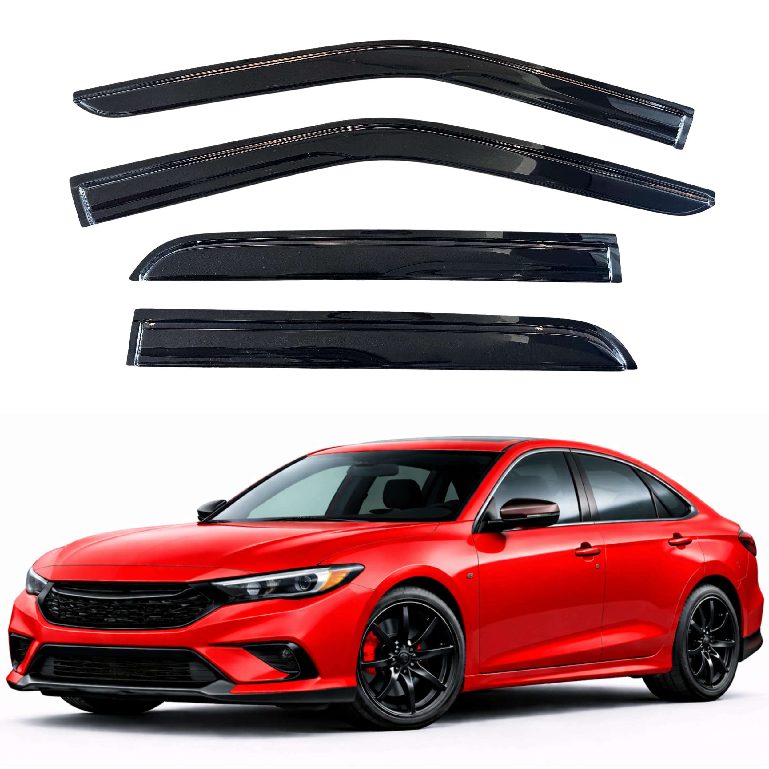 KPY Rain Guards Fit for 2018-2023 Honda Accord