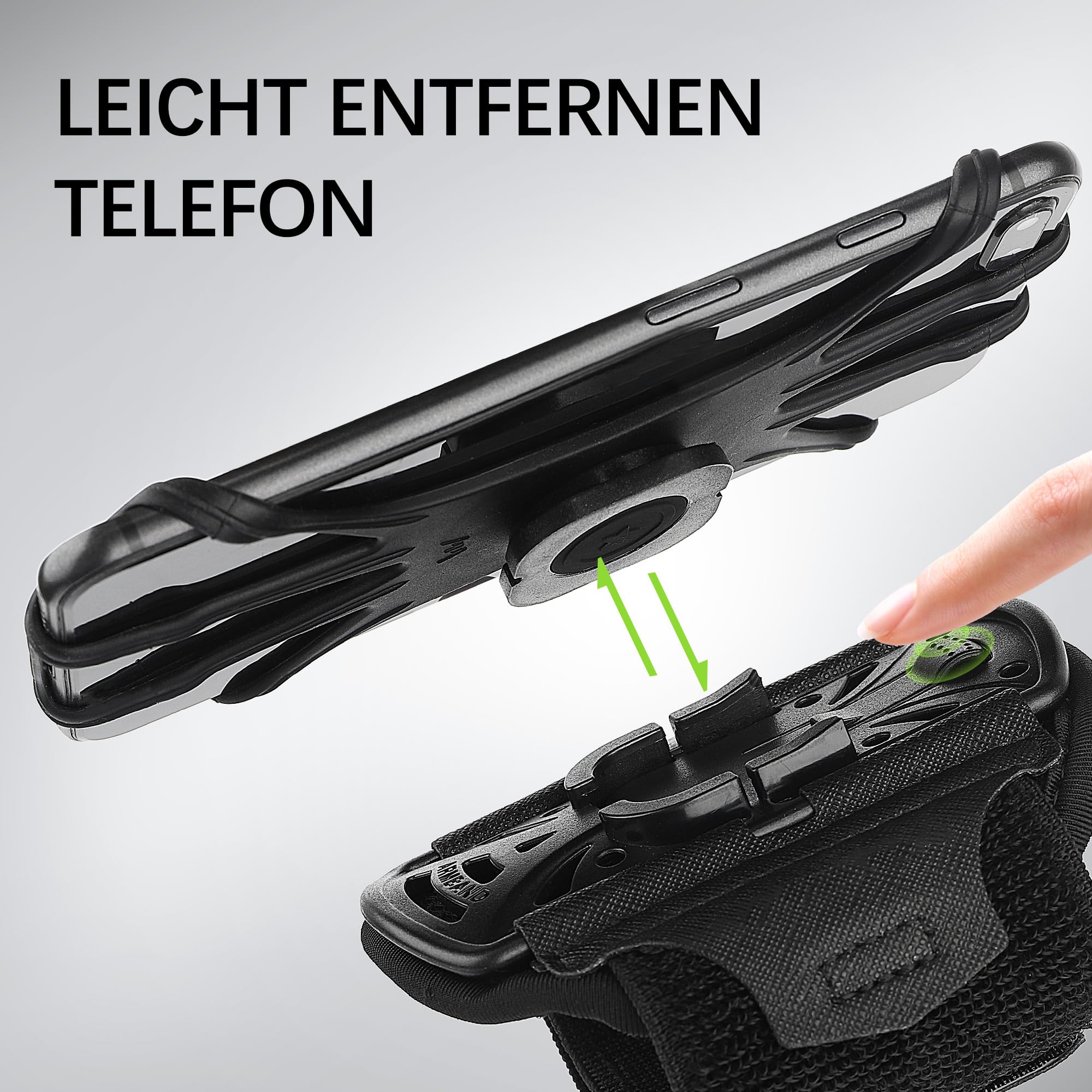 EOTW Brazalete Deportivo Universal Para Teléfono Móvil Con Funda Para Airpods Para Reproductores De MP3/iPhone 16/15/14/13 Pro Max Galaxy S24 /S23 /S22/S21 (6,0"~6,7 - View #7