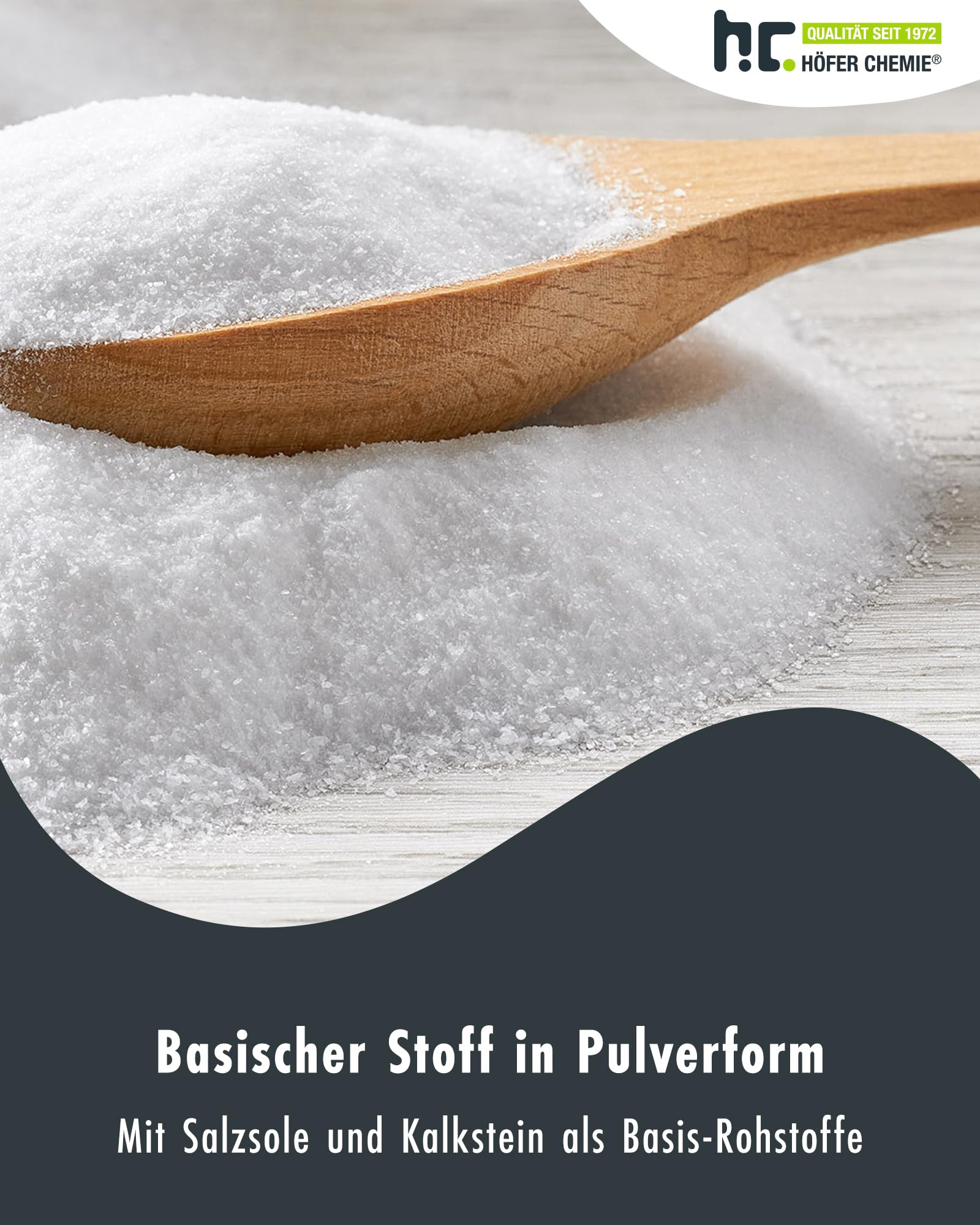 Höfer Chemie Natron Backsoda Natriumhydrogencarbonat 4 x 5 kg - Natron Pulver in Lebensmittelqualität - Effektives Hausmittel - Vielseitig Verwendbar