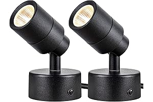 SUNVIE 2 Pack Up Lights LED for Plants Indoor, 3W Floor Spotlight...