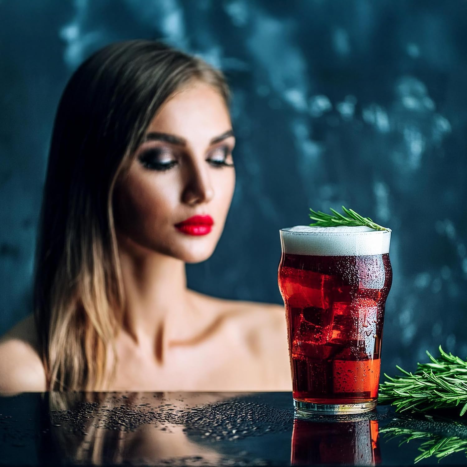 Beer Glasses Set of 4 300ml Lager Beer Glass Stout Ale Glasses for Beer Beer Mug Beer Mug Dishwasher Safe