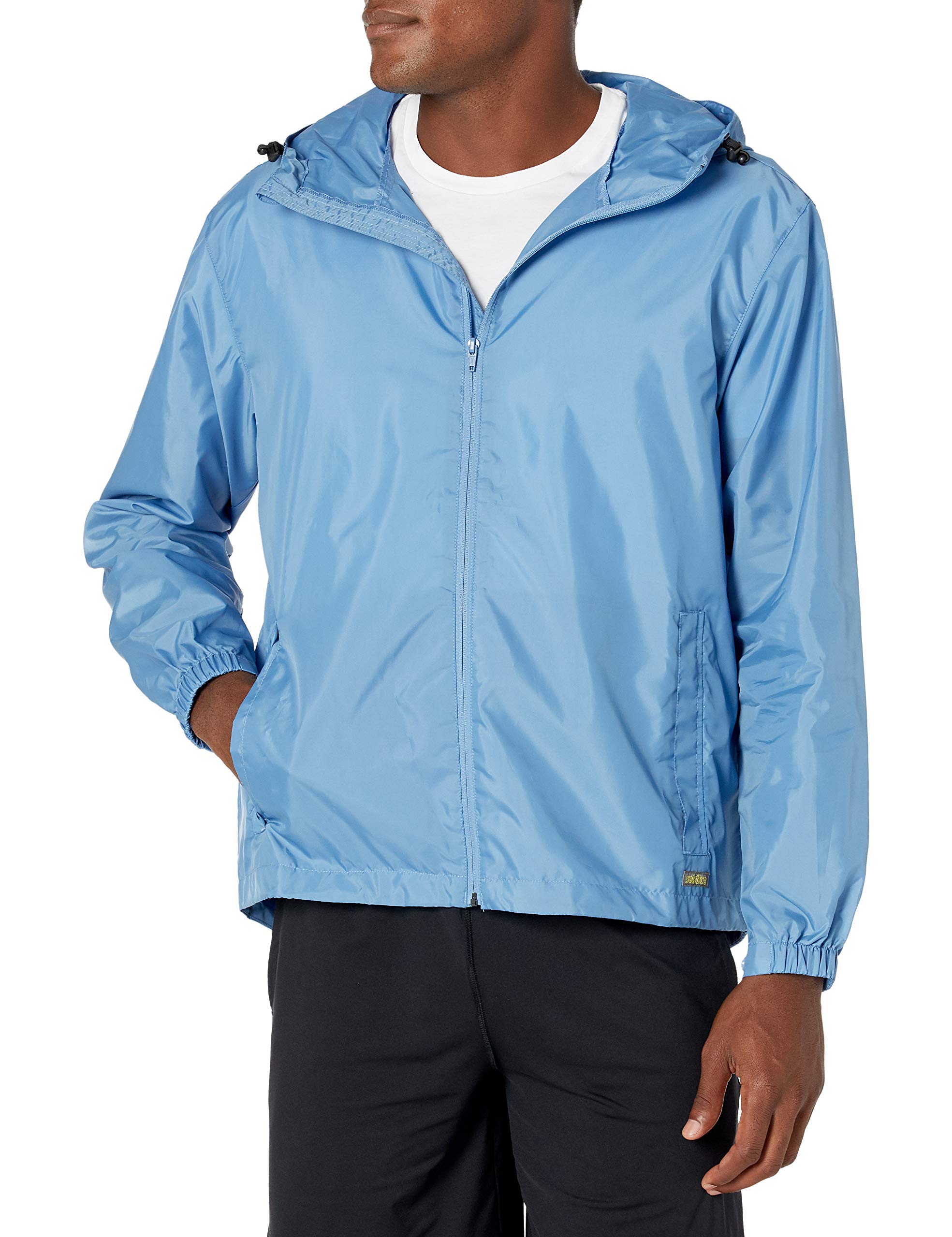 Solstice ApparelMen's Non-Taped Rain Jacket, Riviera Blue, Extra Large (P5686)