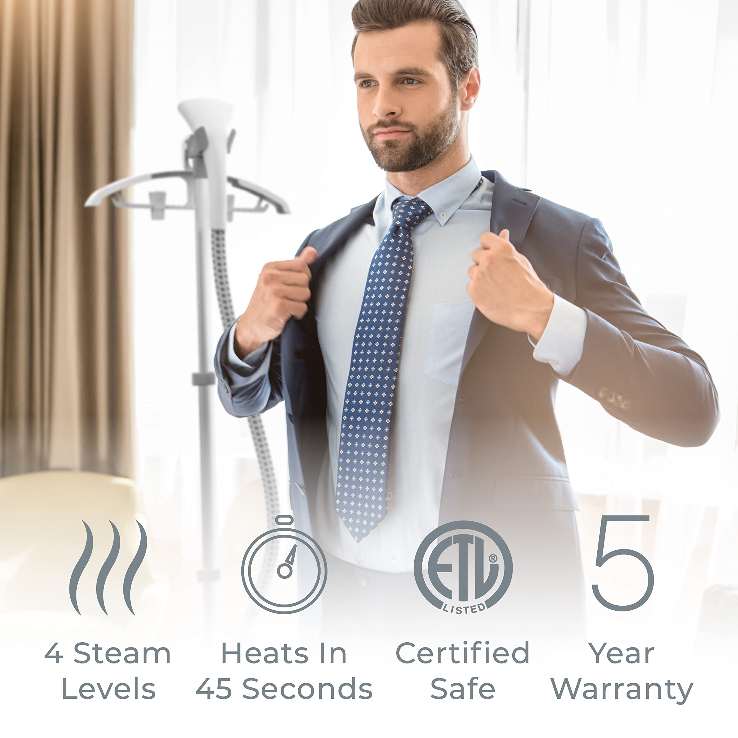 pure enrichment fabric steamer