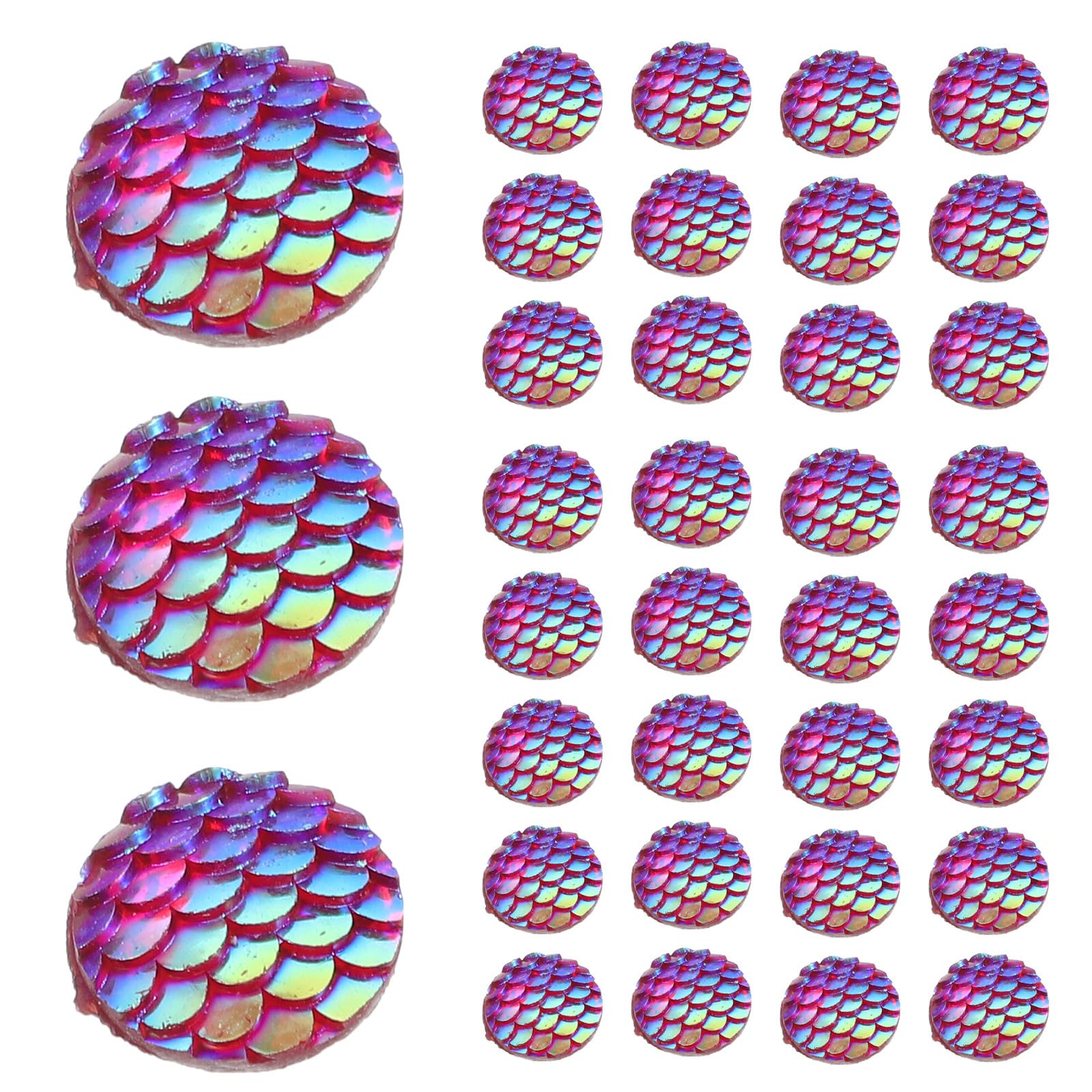 Gemas de imitación con reflejos iridiscentes para acabados decorativos de alta costura