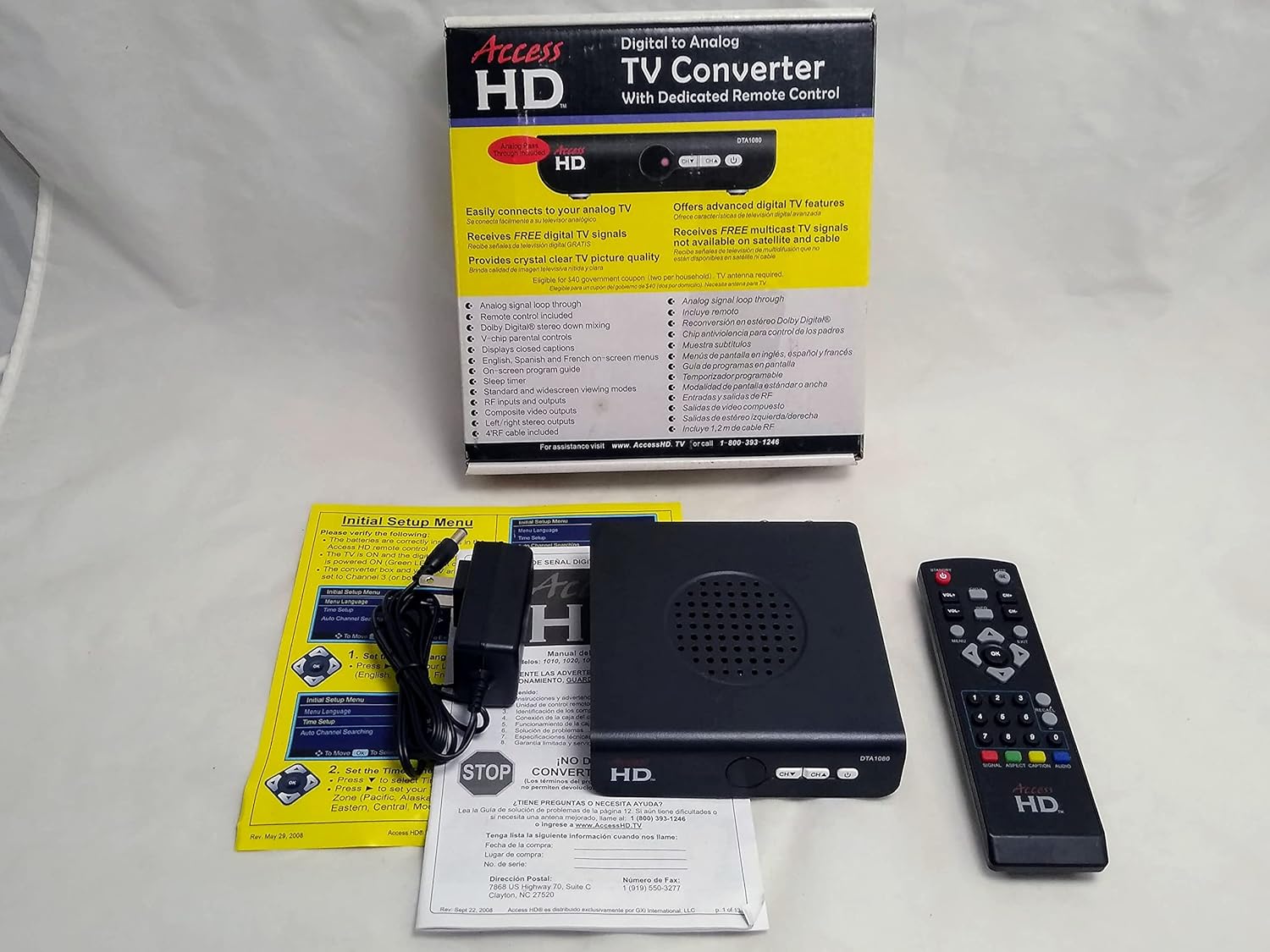 Access HD 1080D NTIAApproved Digital to Analog TV