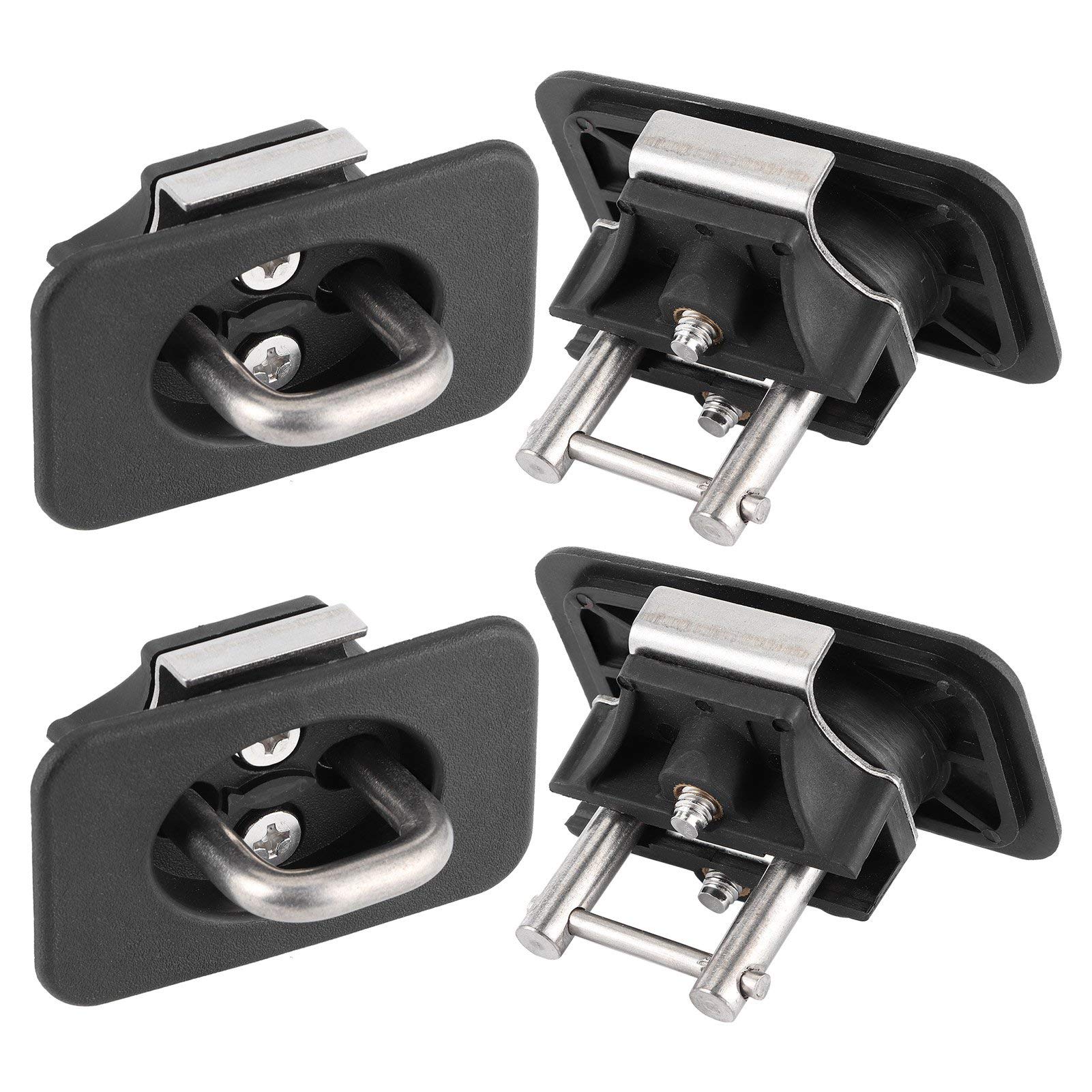 Bediffer Ancoraggio di Ancoraggio Premium Tie Down Anchor Rings Gancio di Ancoraggio anticorrosione per Auto,Altre parti di sicurezza