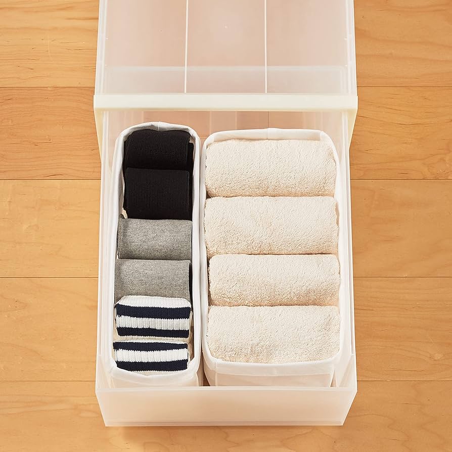 ☆無印良品　ポリプロピレン　ケース引出式　5個SET　MUJI まとめ買いセット】無印良品 ポリプロピレン 収納ケース ワイド