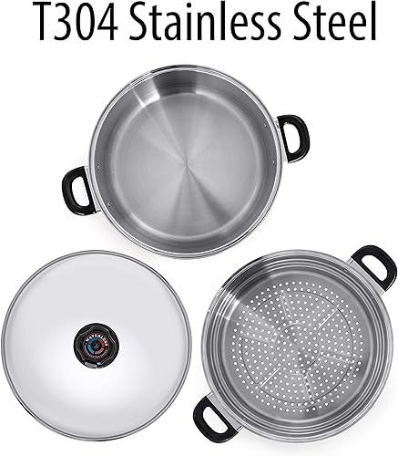 Miniatura 2 de Sartén de gran tamaño de acero inoxidable quirúrgico de calor preciso