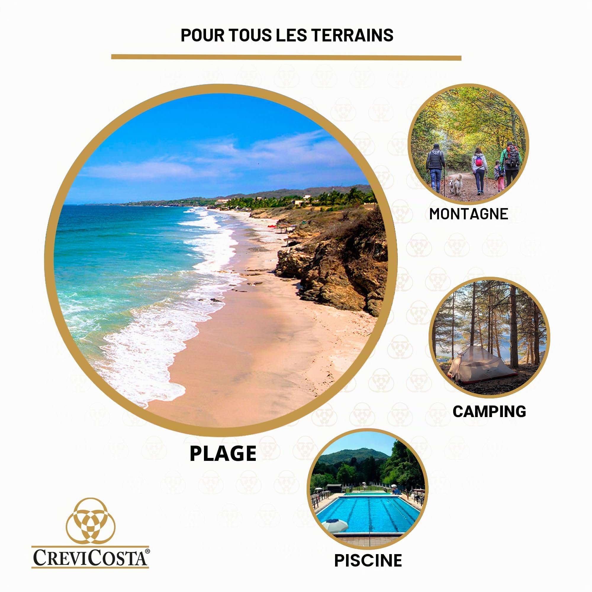 Parasol de plage modèle 200 cm avec spirale et poteau de parcours total. 8 baleines protection totale contre les rayons UV