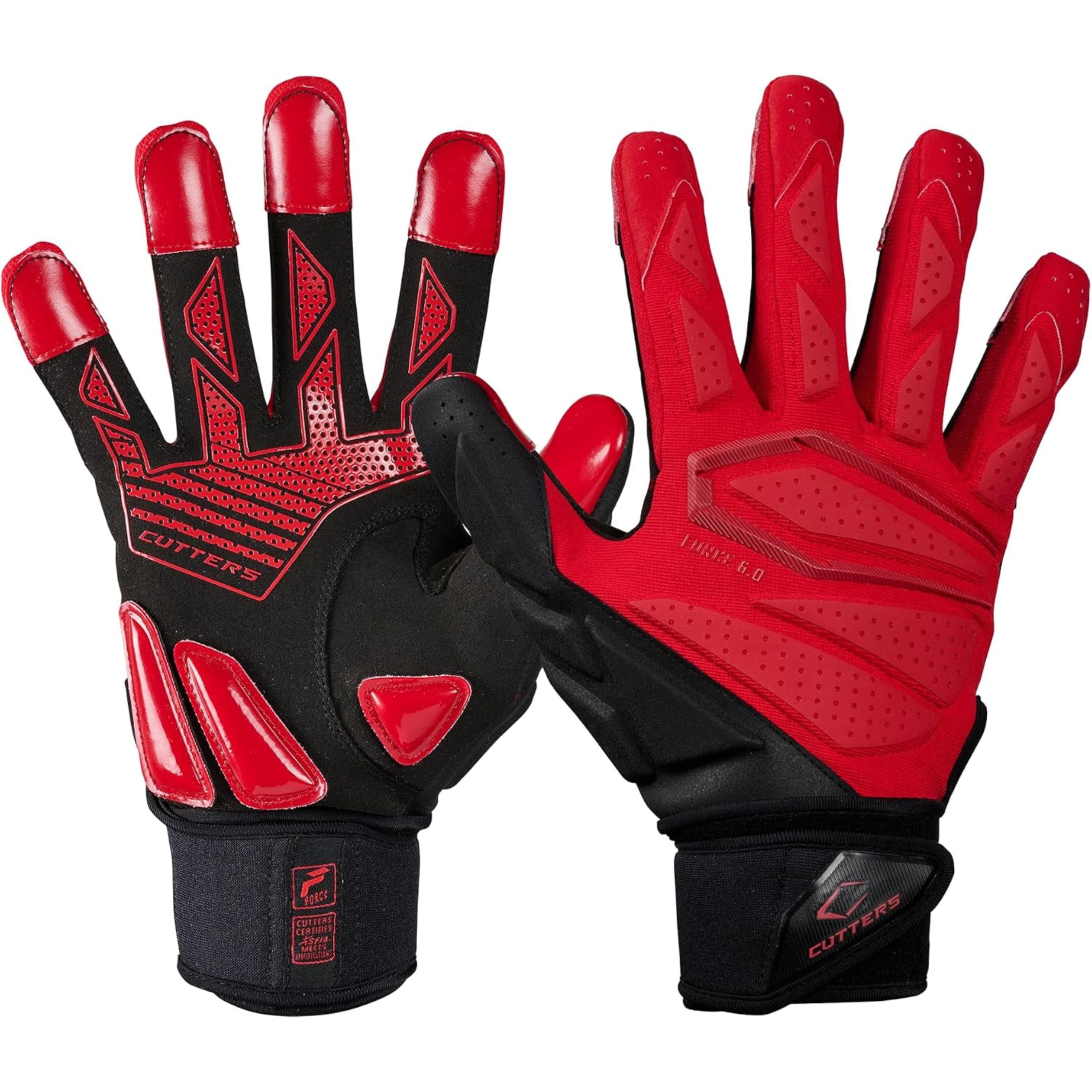 CUTTERS - Guanti Force 6.0 Lineman Rosso L