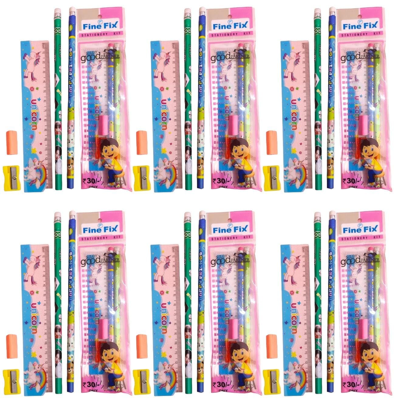 AMANVANI Unicorn Stationery Set for Girls, Cute Stationary for Girls, Birthday Party Return Gifts Mix Stationery Kit Set, Stationary Set Return Gifts Kanjak Gift Items (Pack of 6) (B0D1NZMPH1) Amazon Price History, Amazon Price Tracker