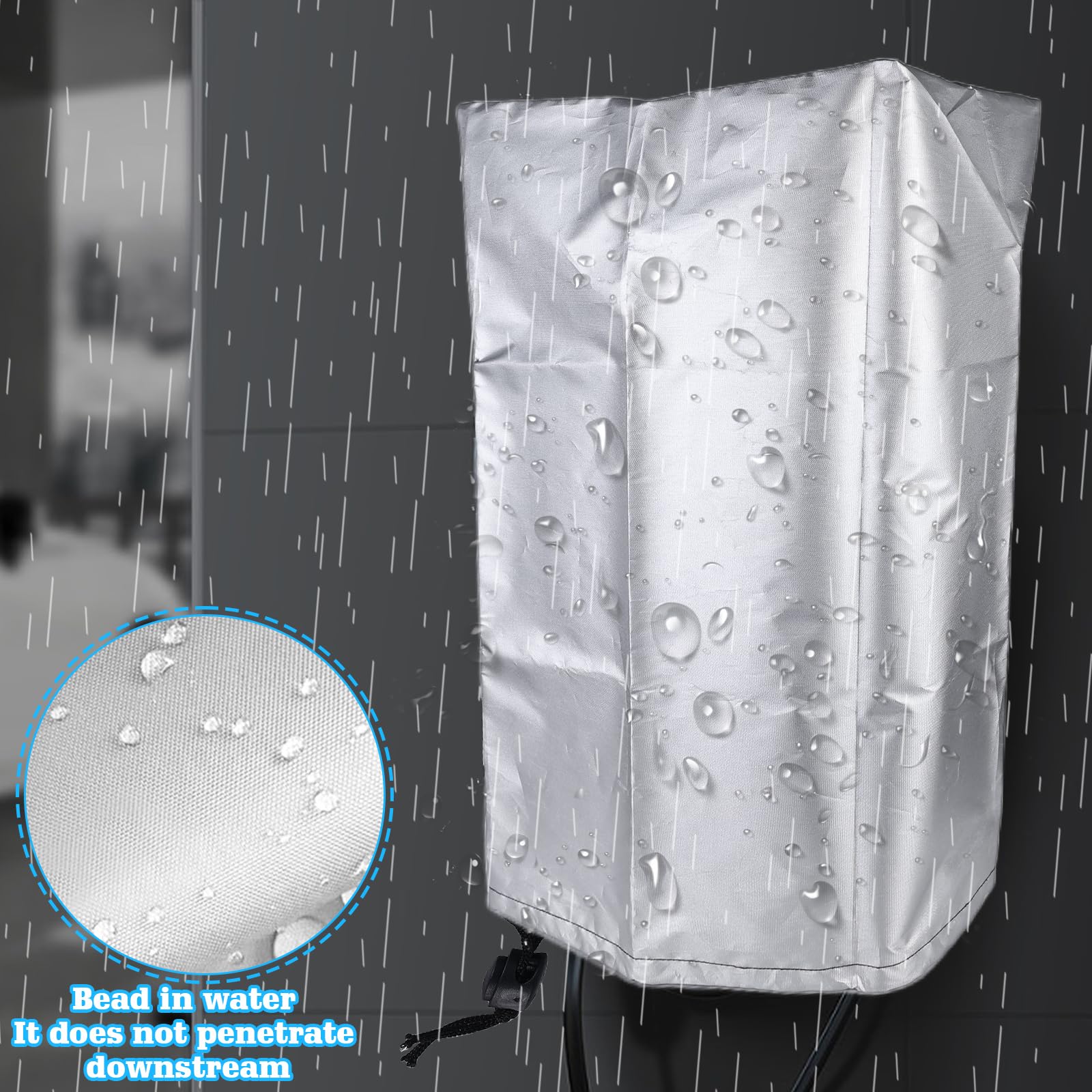 YRHome Protection Météo Wallbox En Fer – Toit De Protection Chargeur Voiture Électrique Contre Pluie Et Soleil