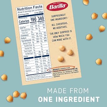 BARILLA Chickpea,Orzo, 10oz (pack of 8)