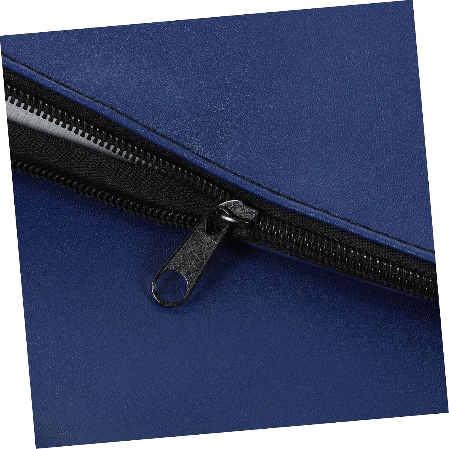 2Pcs PU Leather Money Pouches with Zipper Cash Storage Bags for Receipts and Invoices Sturdy Bill Organizer for Travel and Home Use