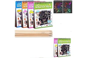 A6 Drawing Book 10 Pages Kids Scratch Art Book