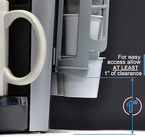 Miniatura 14 de STORAGENIE Soportes para tazas K, soportes para cápsulas de café para Keurig, soportes para KCup, almacenamiento de cápsulas K que ahorran espacio,