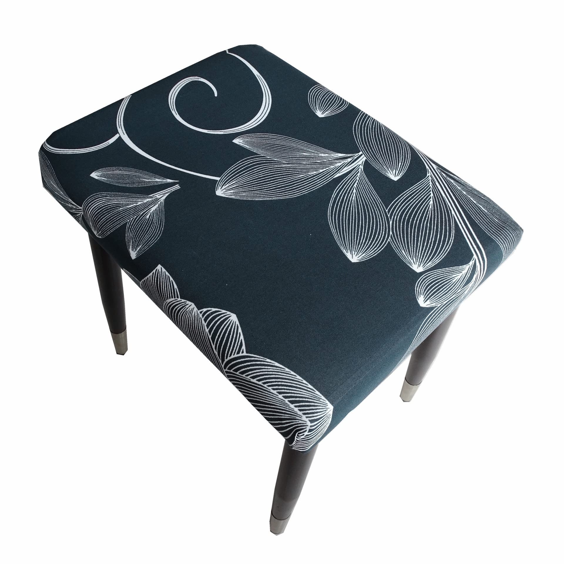 ZGantrix Stool Chair Cover Dressing Table Chair Seat Protector Bedroom Square Stool Covers Dust Proof Durable Simple Soft Chair Covers (Color : #4, Size : 4PCS)