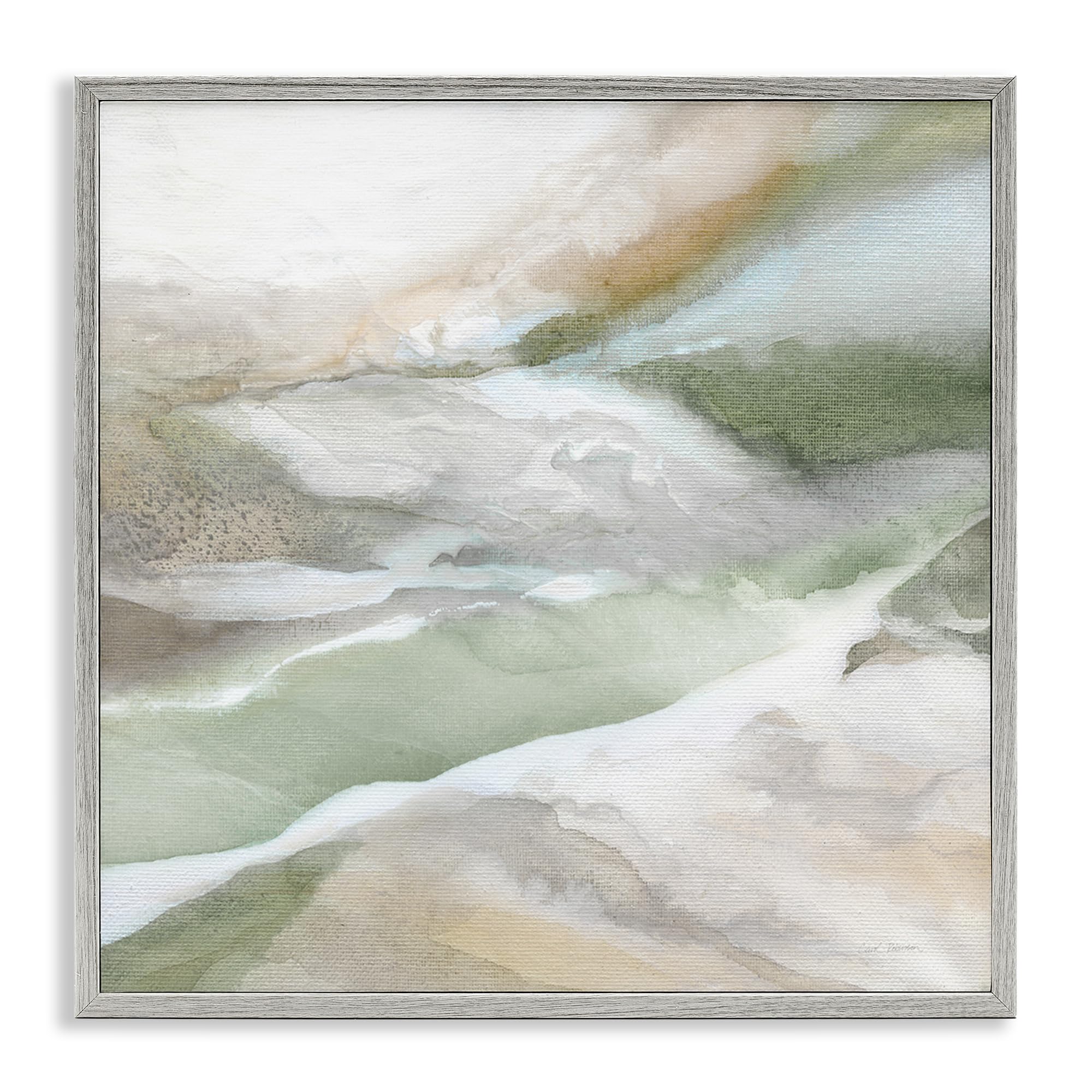 'Serene Misty Landscape'| Framed Giclee Art