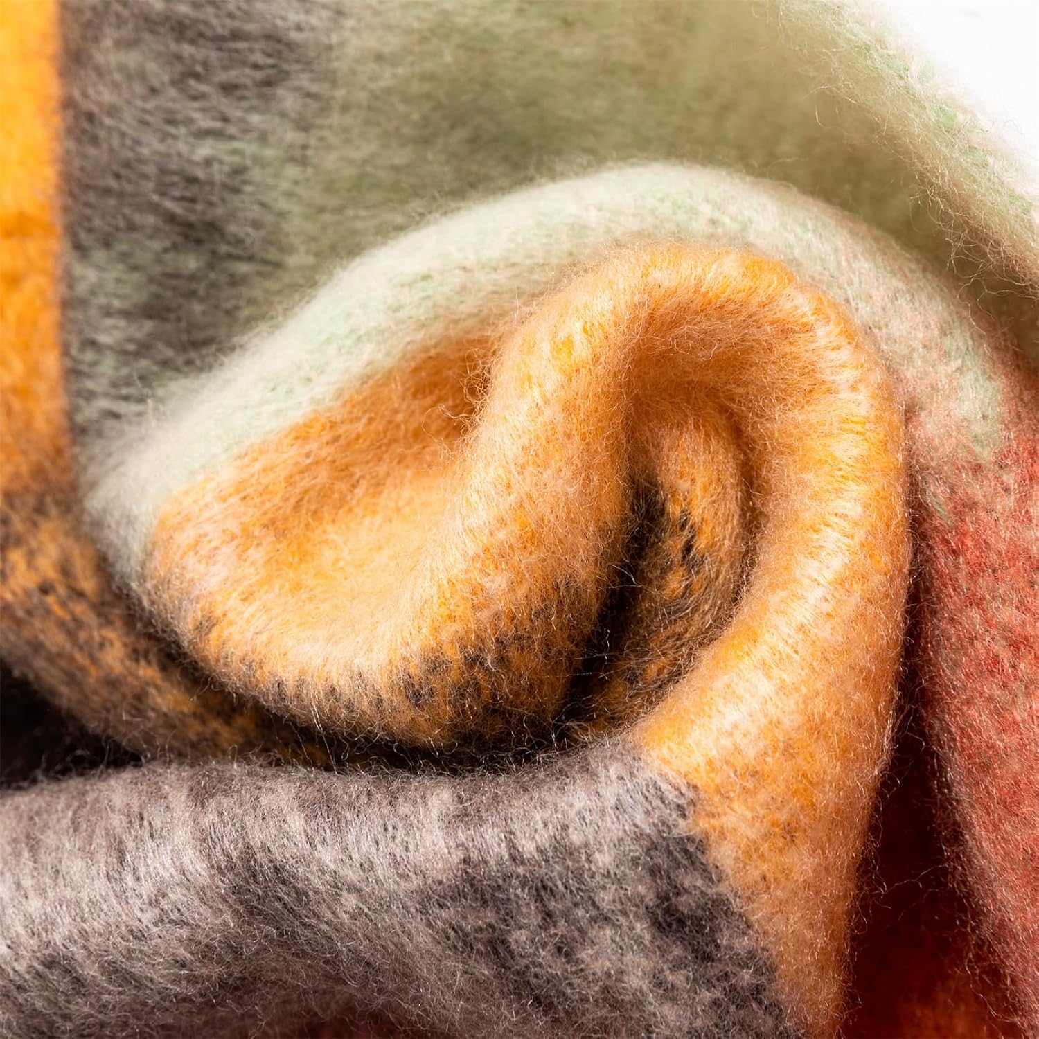 Winter Women Chunky Scarf Warm Blanket Big Thick Large Oversized Wrap Colorful Long Solid Scarves - Image 4