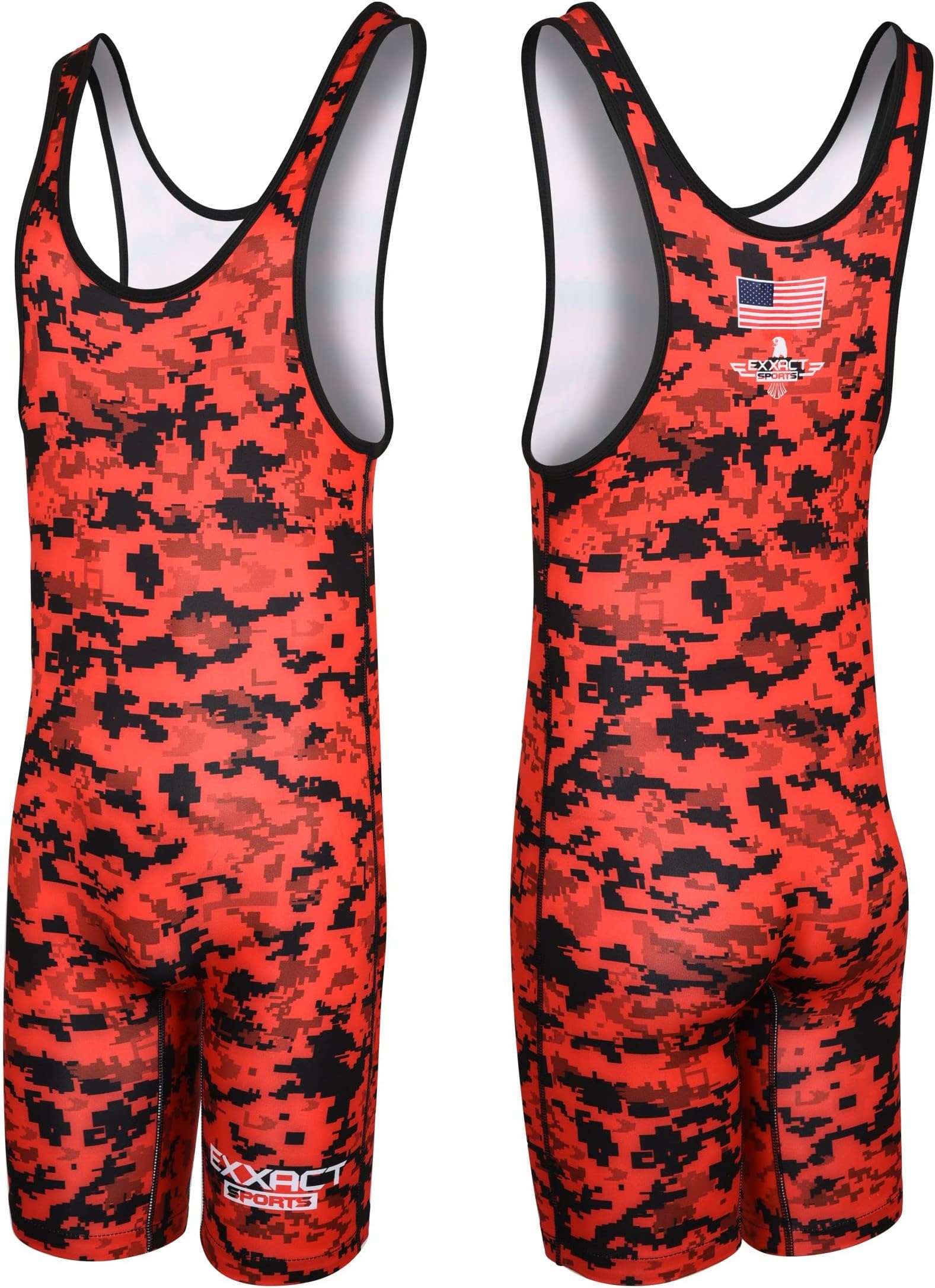 Sublimated Youth Wrestling Singlet For Boys, Premium Powerlifting Singlet, Kids Wrestling Singlets