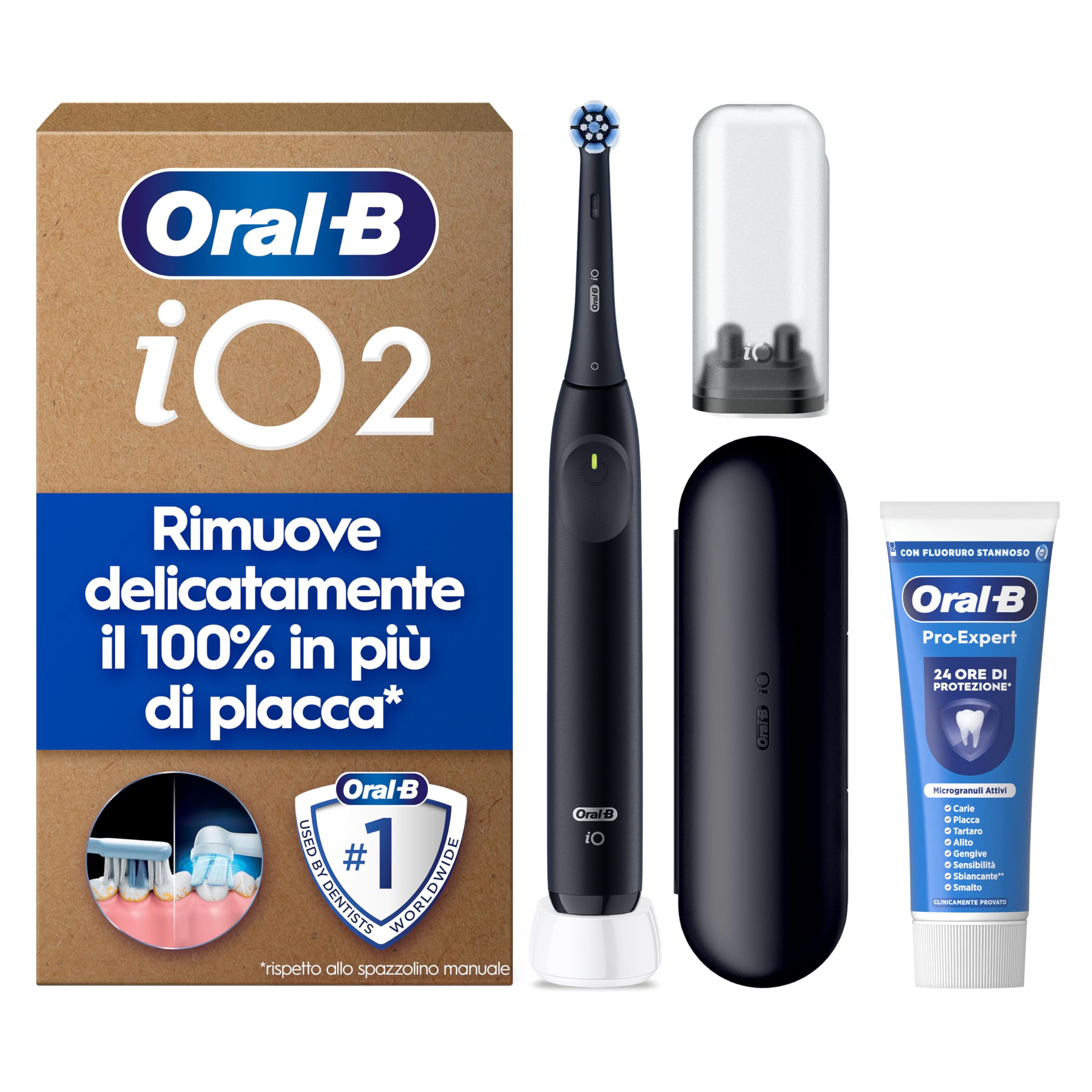 Oral-B Spazzolino Elettrico Ricaricabile iO 2, 1 Spazzolino 