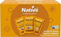 Native Açúcar Mascavo Orgânico 250 Sachês De 4G