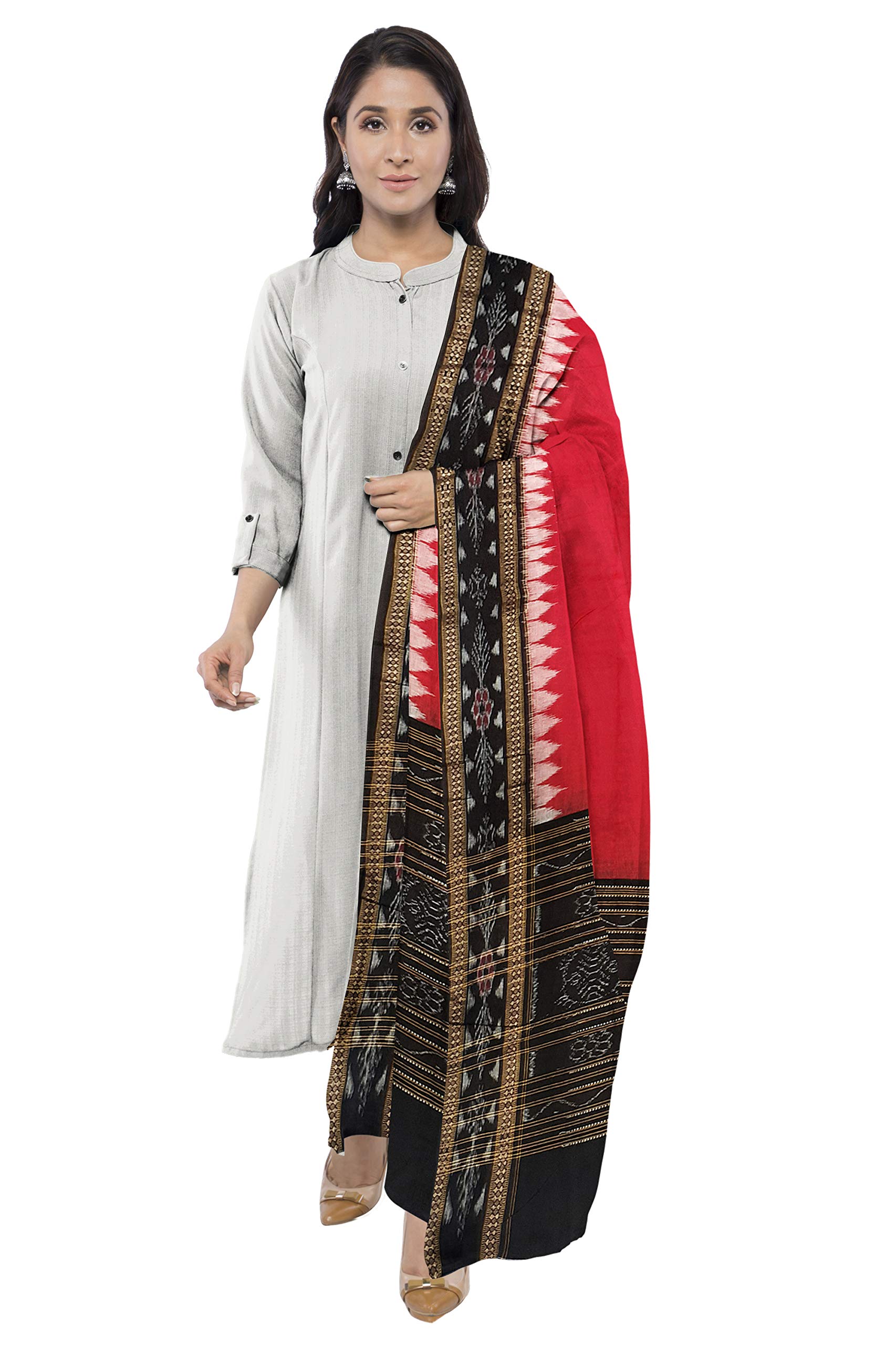 BHSWomen's Solid Cotton Dupatta (nuapatanapata_Free Size)
