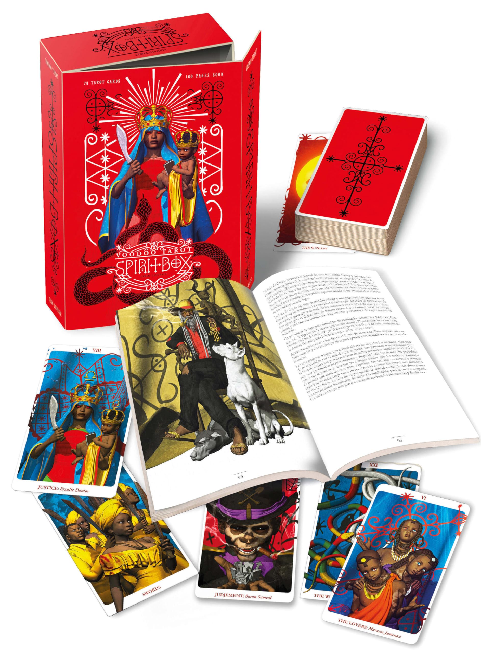 Voodoo Tarot Kit by Fabio  Listrani (Multiple-component retail product)